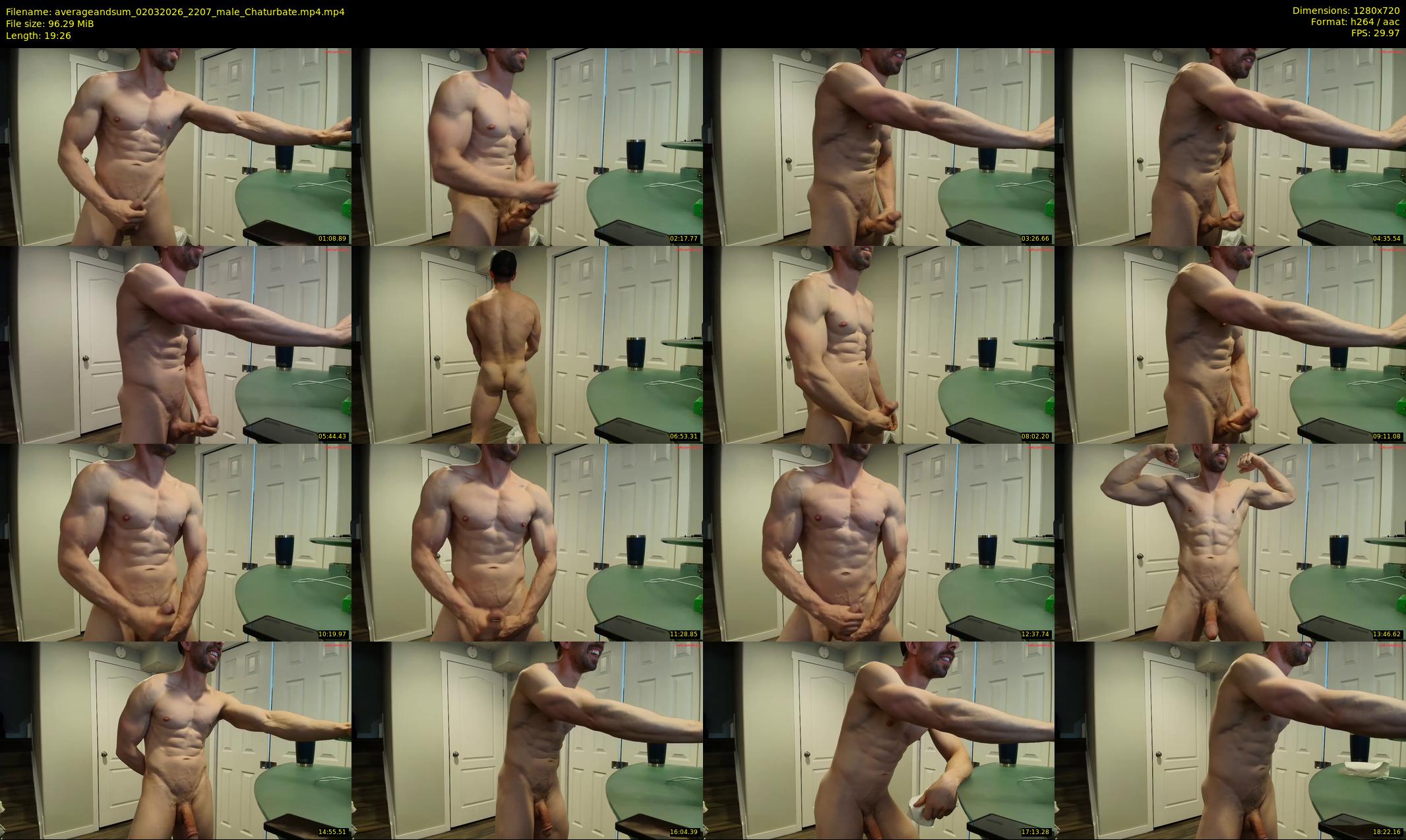 averageandsum — 20 minute Chaturbate male cam show recording, 720p, Mar 2, 2026