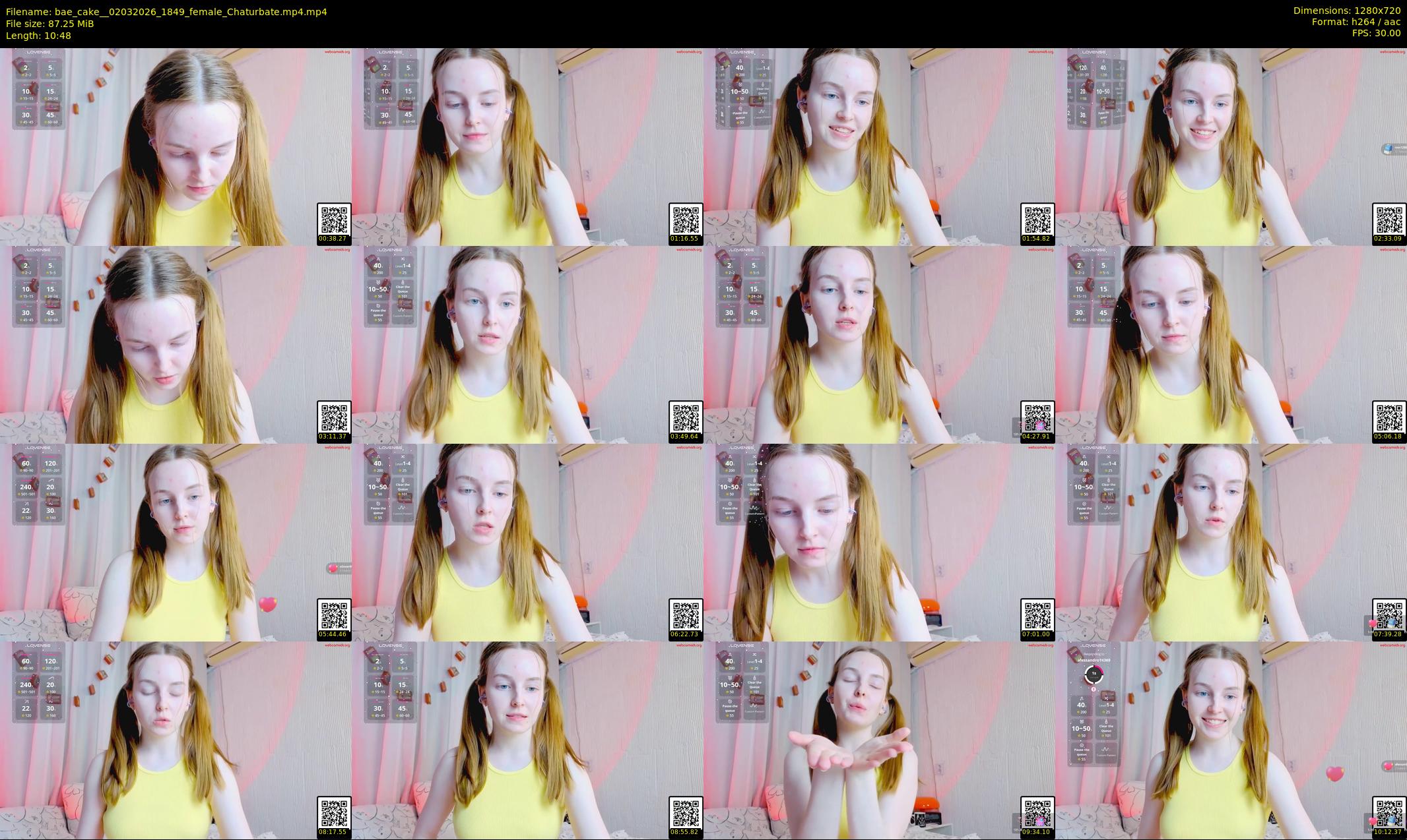 bae_cake_ — 11 minute Chaturbate female cam show recording, 720p, Mar 2, 2026