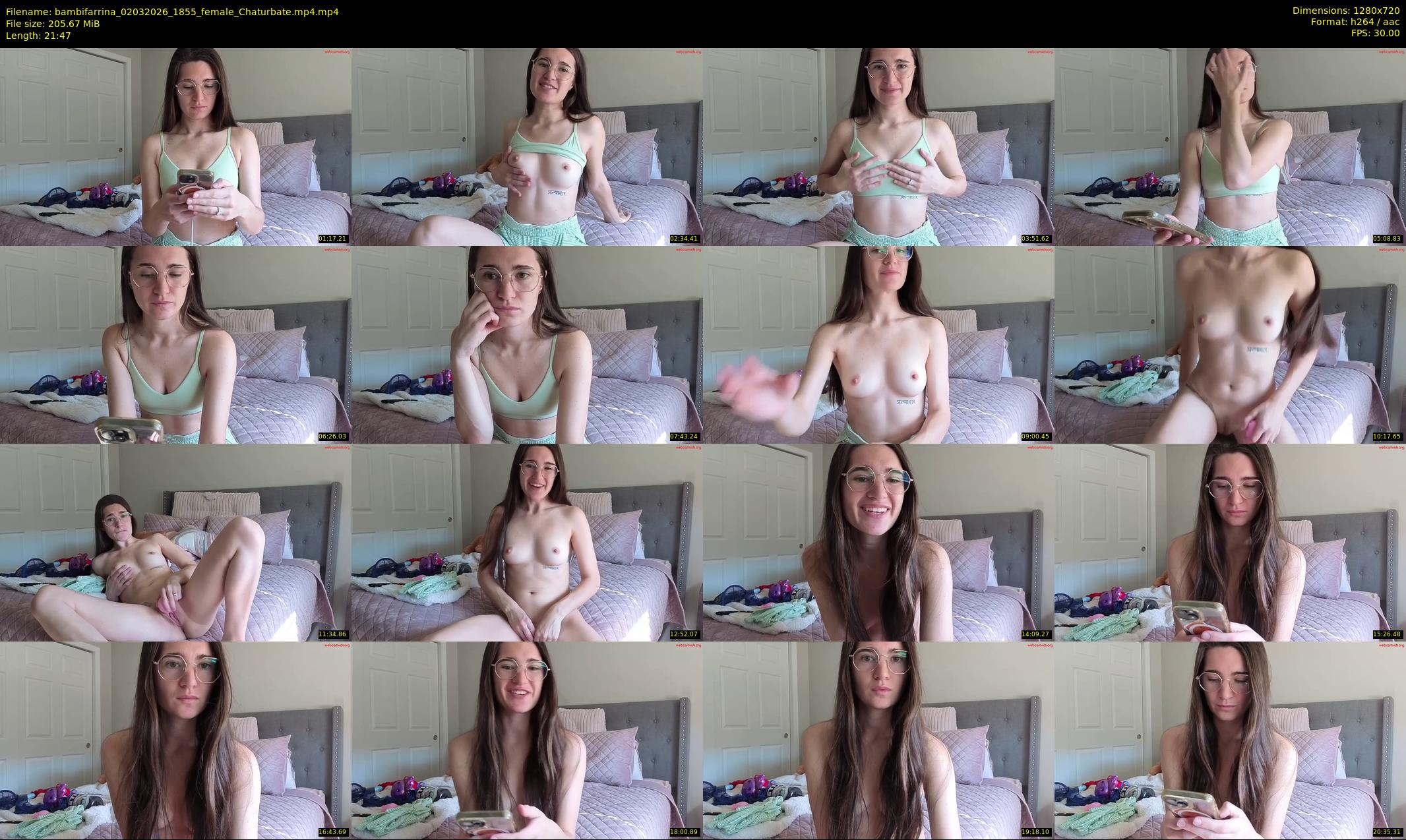 bambifarrina — 22 minute Chaturbate couple cam show recording, 720p, Mar 2, 2026