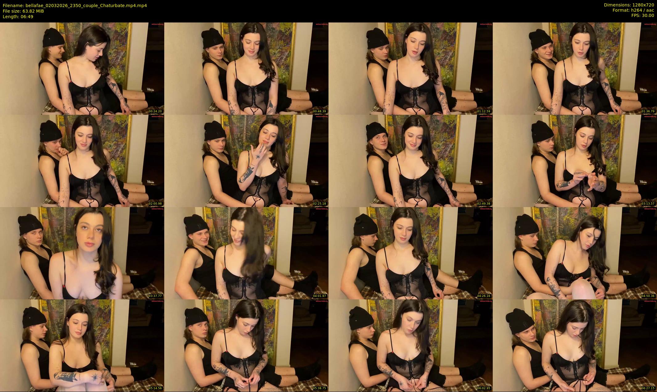 bellafae — 7 minute Chaturbate couple cam show recording, 720p, Mar 2, 2026