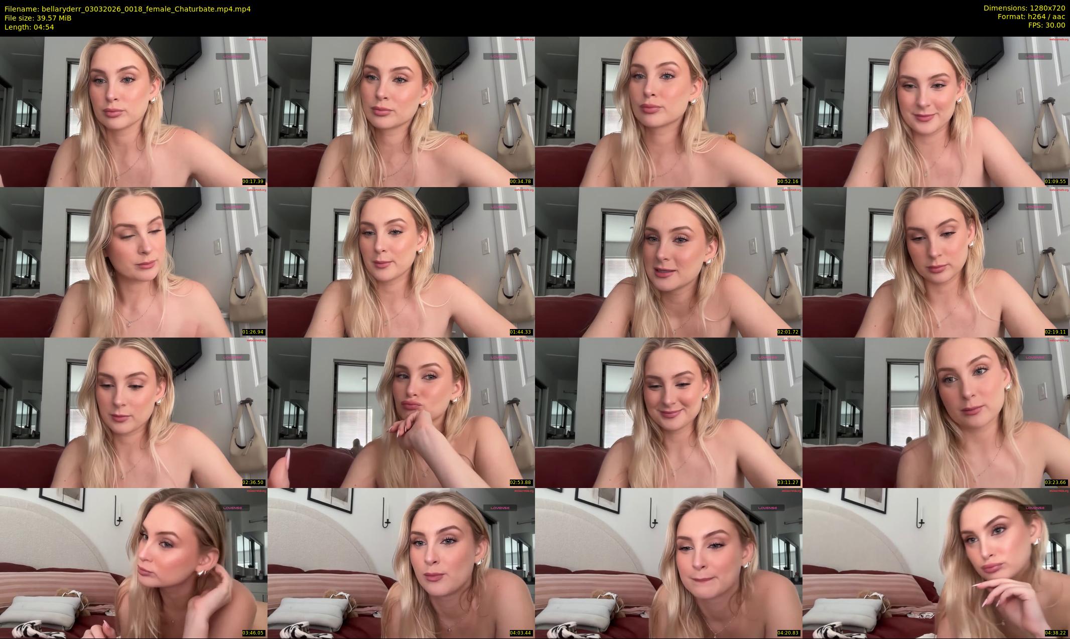 bellaryderr — 5 minute Chaturbate female cam show recording, 720p, Mar 3, 2026