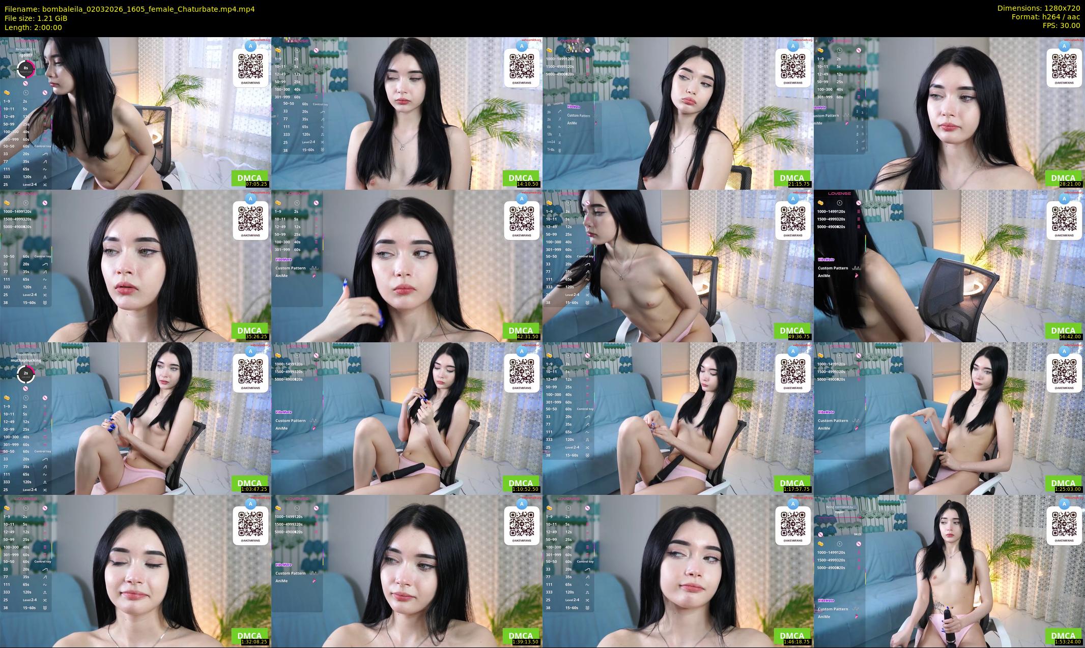 bombaleila — 120 minute Chaturbate female cam show recording, 720p, Mar 2, 2026