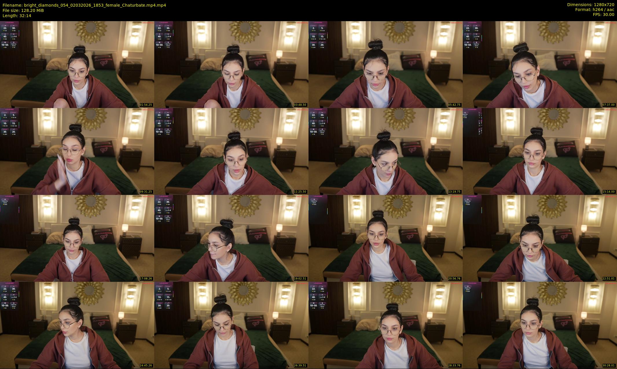 bright_diamonds_054 — 33 minute Chaturbate couple cam show recording, 720p, Mar 2, 2026