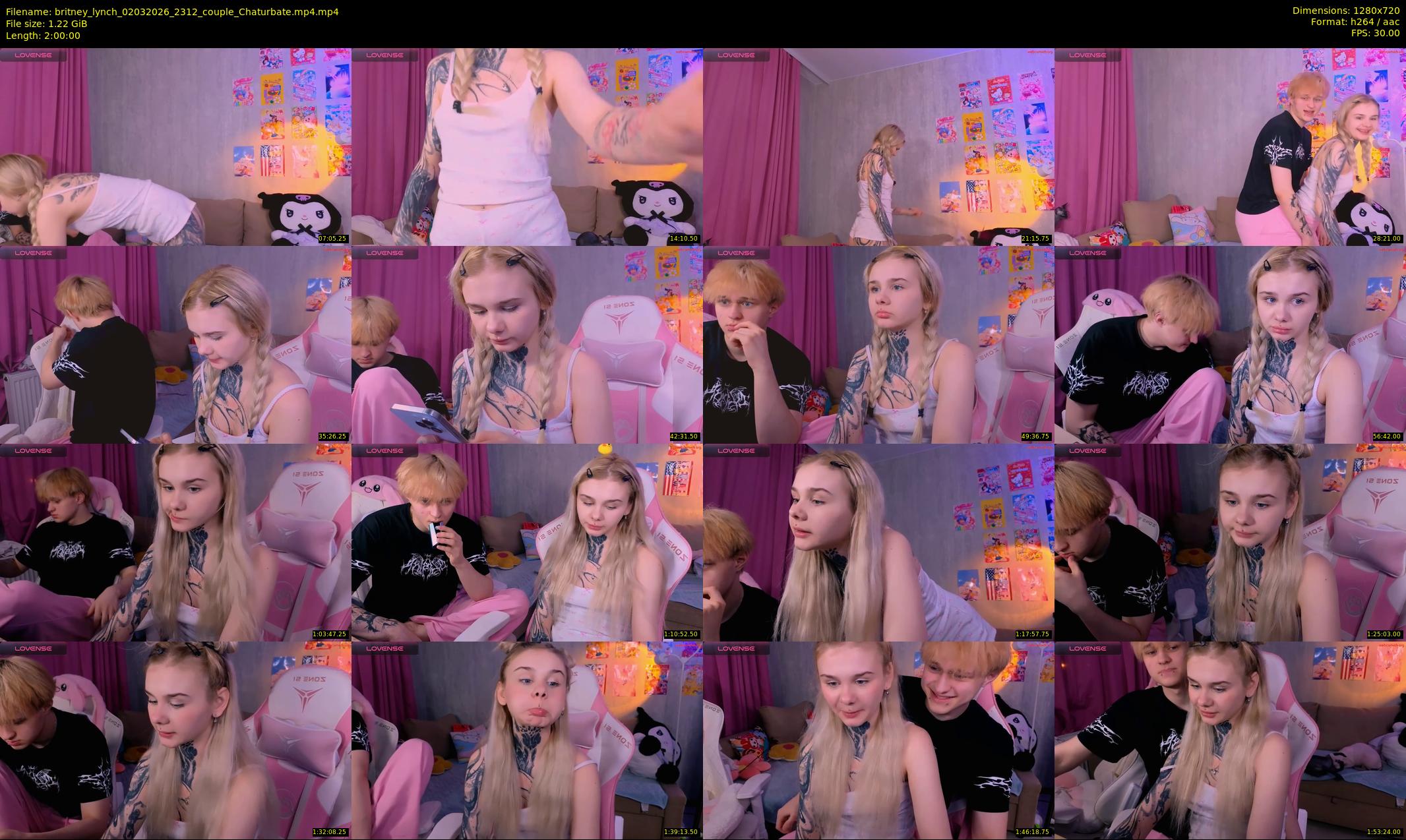 britney_lynch — 120 minute Chaturbate female cam show recording, 720p, Mar 2, 2026