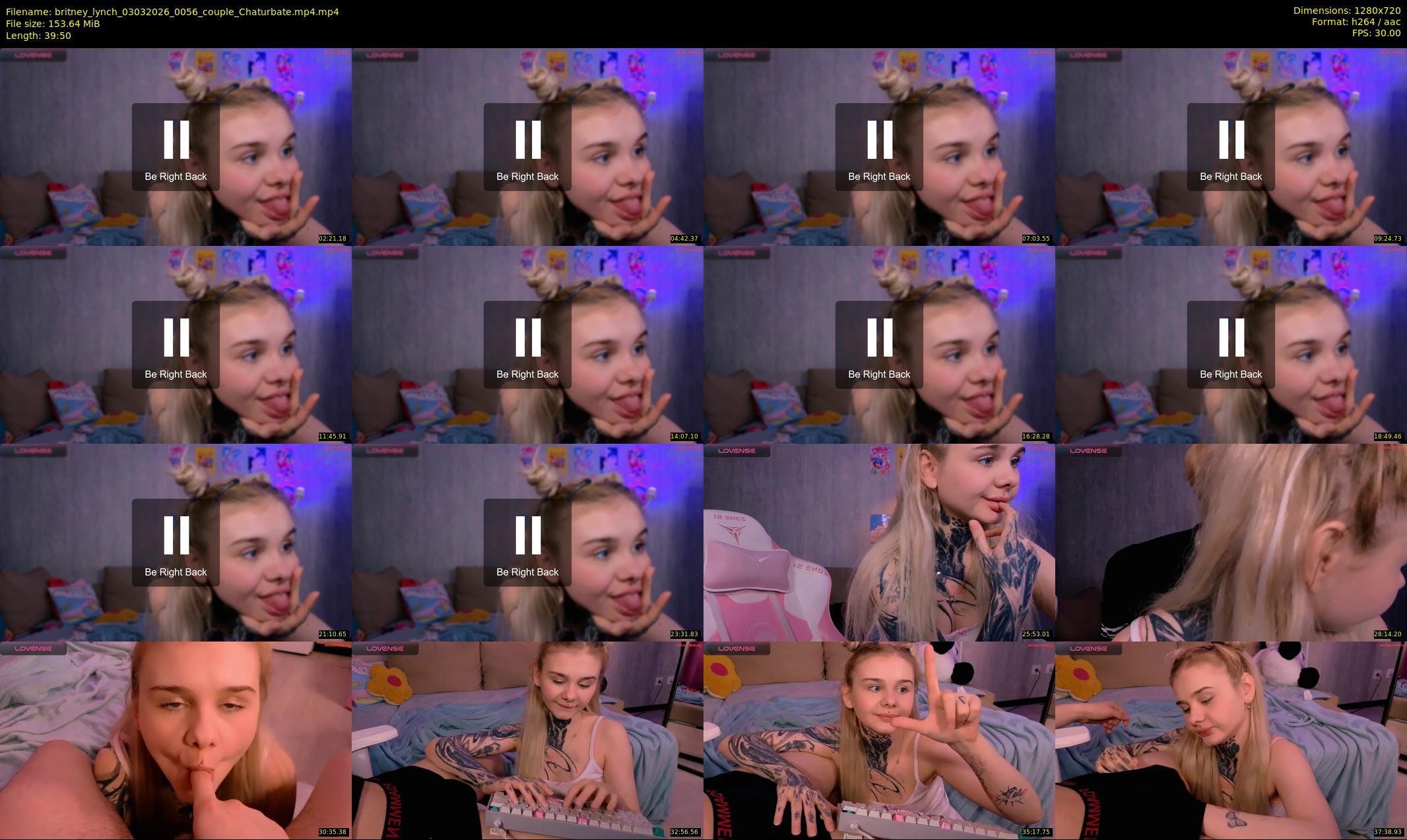 britney_lynch — 40 minute Chaturbate female cam show recording, 720p, Mar 3, 2026