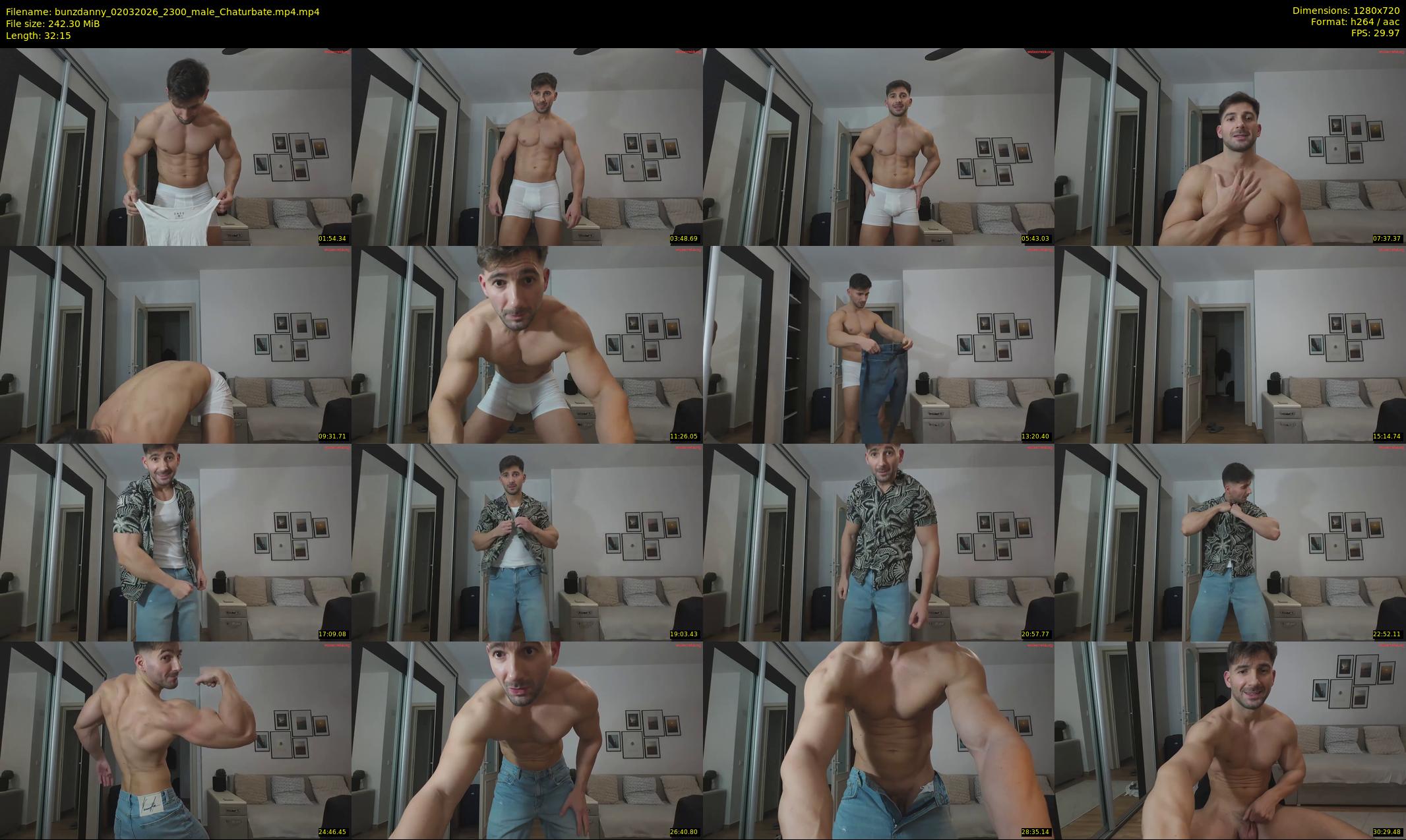 bunzdanny — 33 minute Chaturbate male cam show recording, 720p, Mar 2, 2026