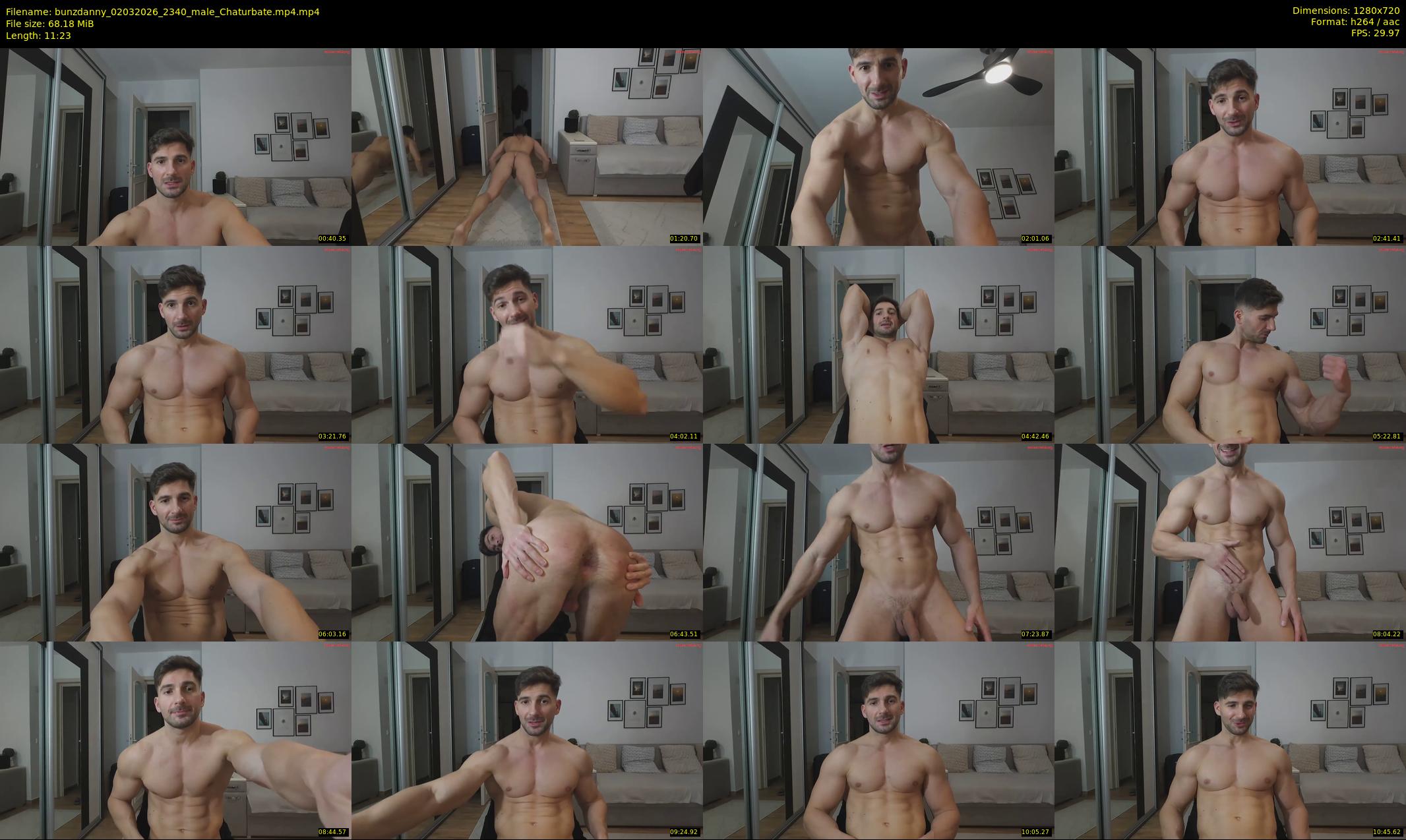 bunzdanny — 12 minute Chaturbate male cam show recording, 720p, Mar 2, 2026