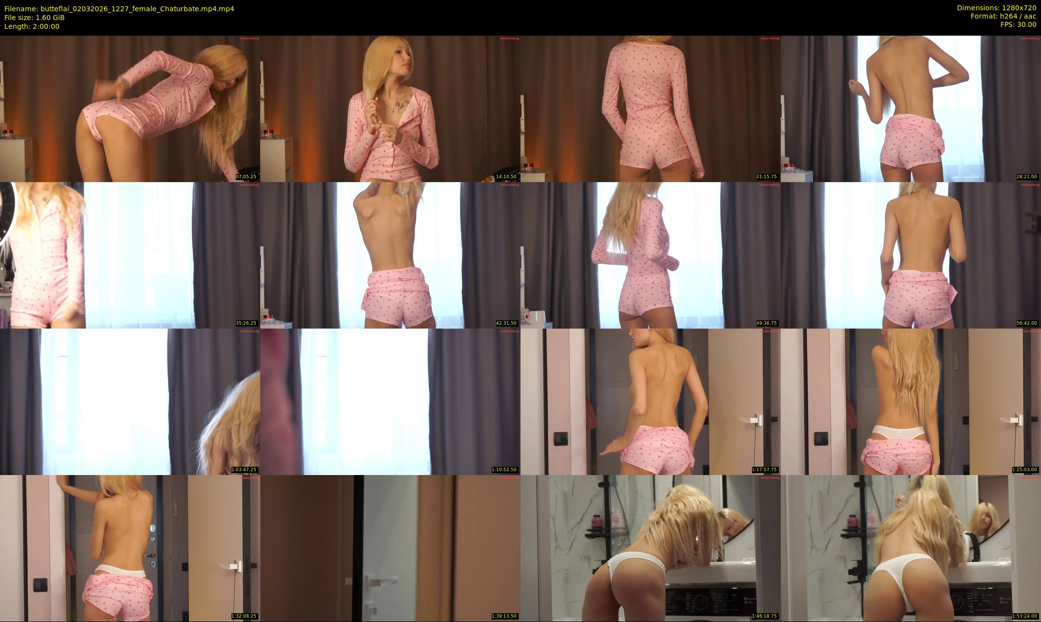 butteflai — 120 minute Chaturbate female cam show recording, 720p, Mar 2, 2026