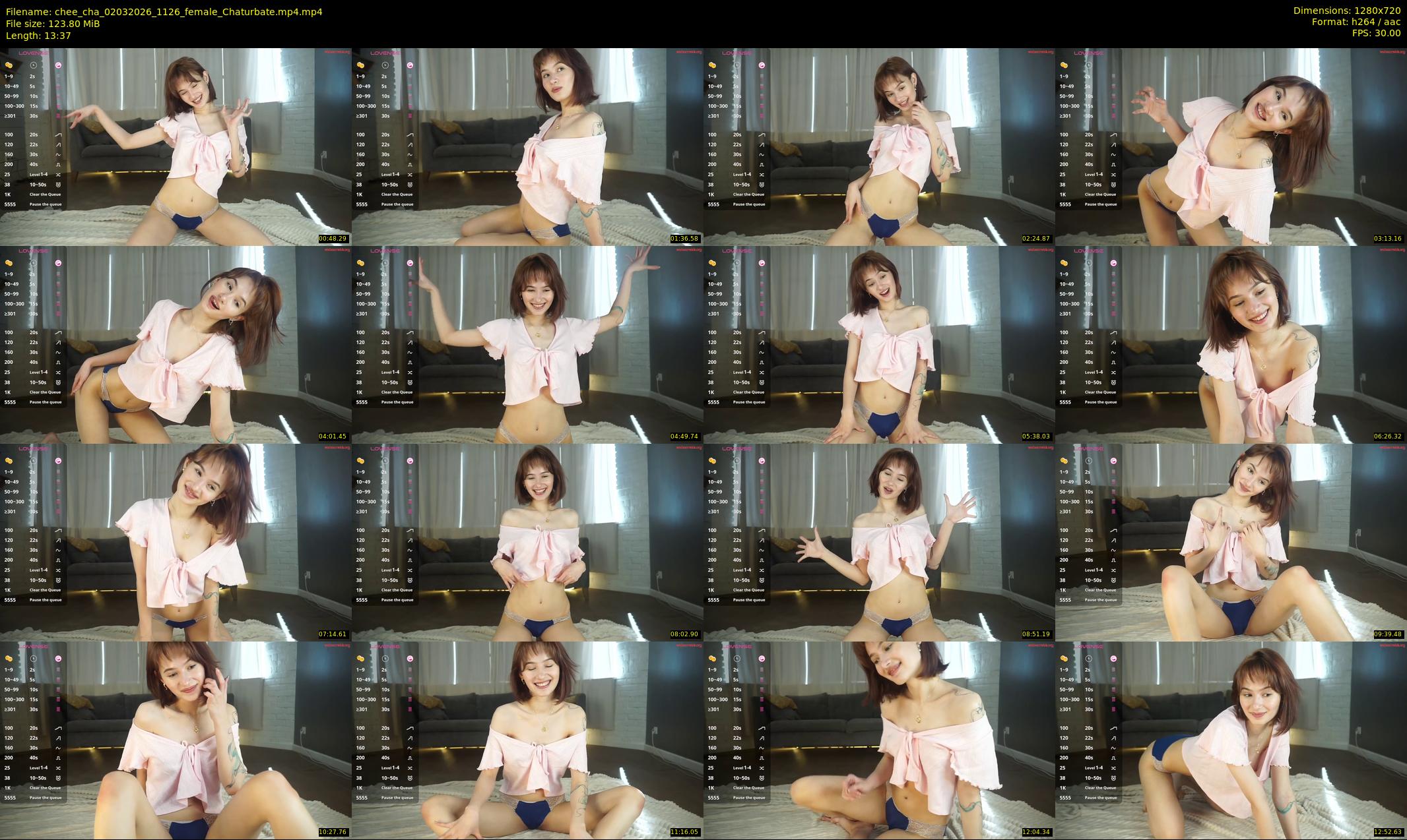 chee_cha — 14 minute Chaturbate female cam show recording, 720p, Mar 2, 2026