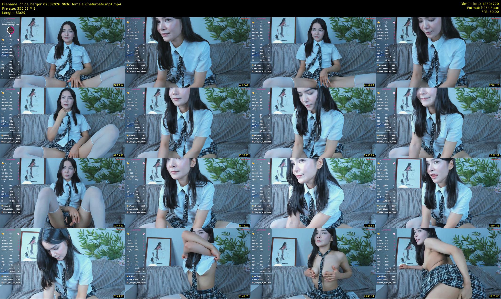 chloe_berger — 34 minute Chaturbate female cam show recording, 720p, Mar 2, 2026