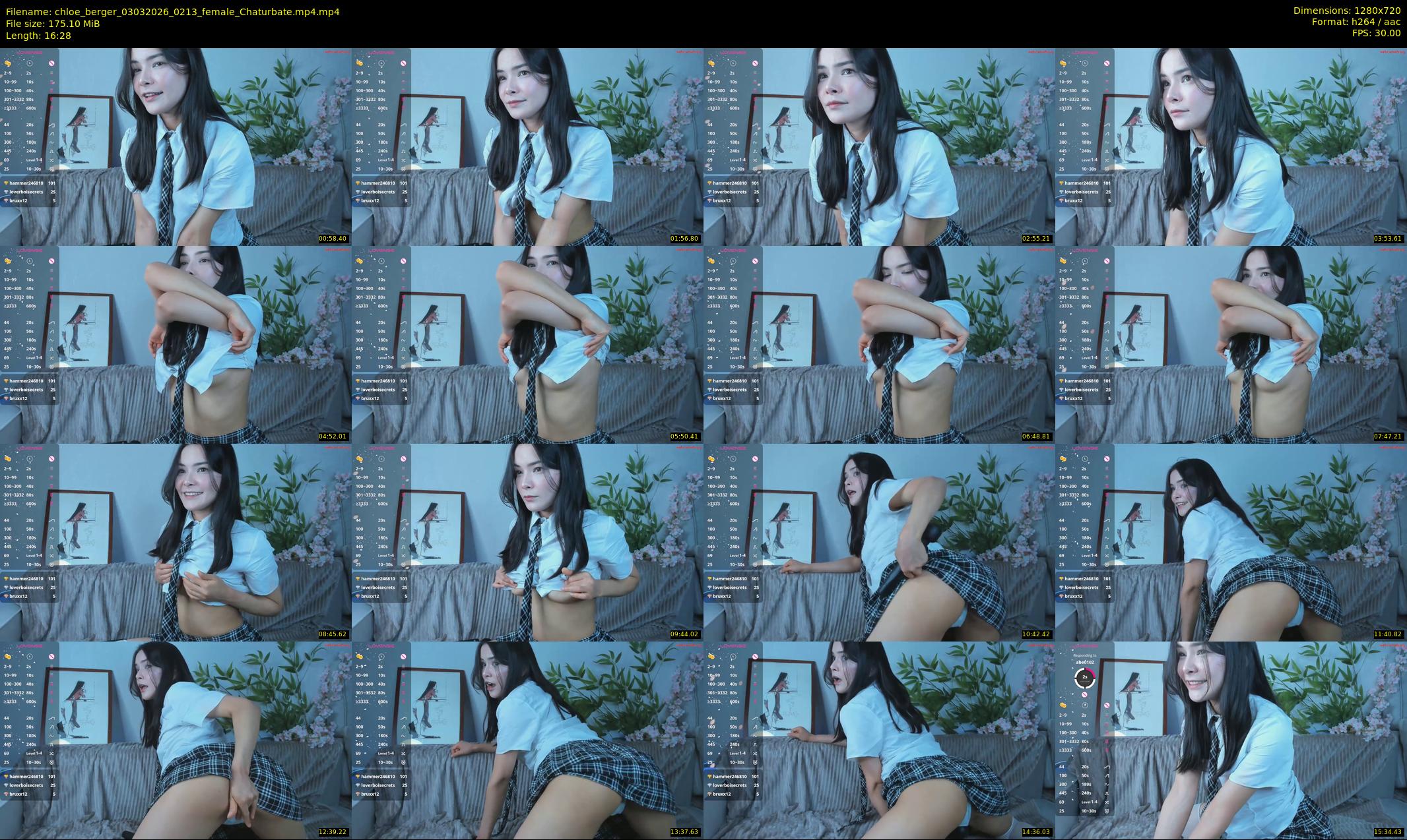 chloe_berger — 17 minute Chaturbate female cam show recording, 720p, Mar 3, 2026