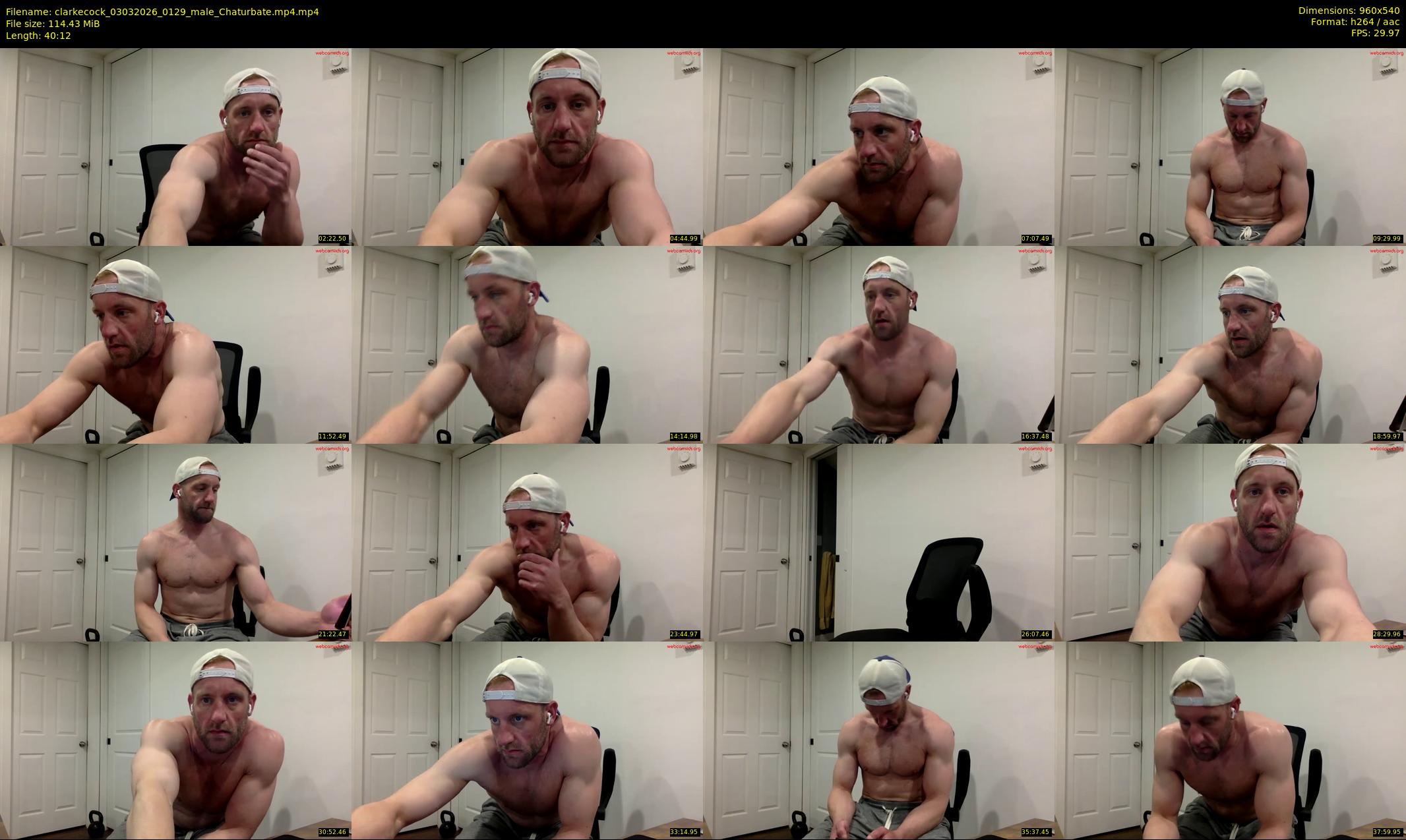 clarkecock — 41 minute Chaturbate male cam show recording, 480p, Mar 3, 2026