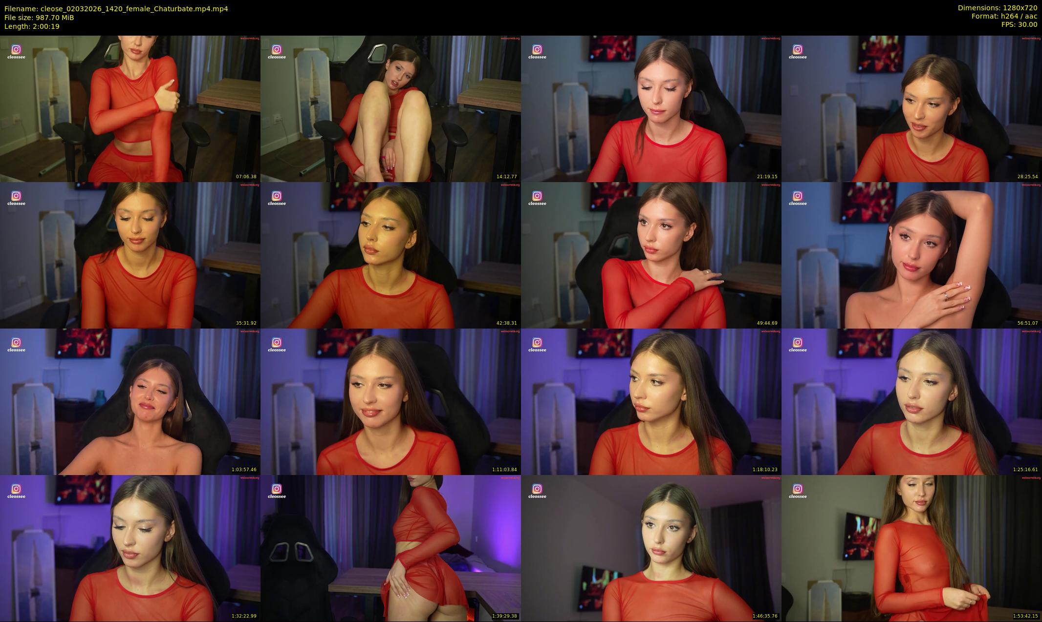 cleose — 121 minute Chaturbate female cam show recording, 720p, Mar 2, 2026