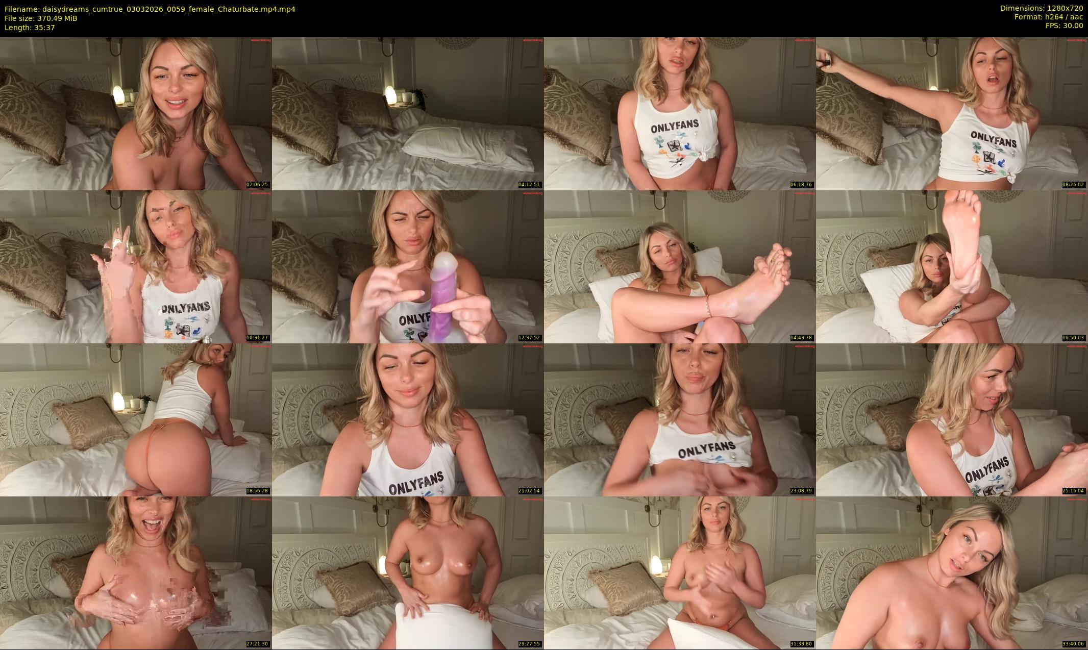 daisydreams_cumtrue — 36 minute Chaturbate female cam show recording, 720p, Mar 3, 2026