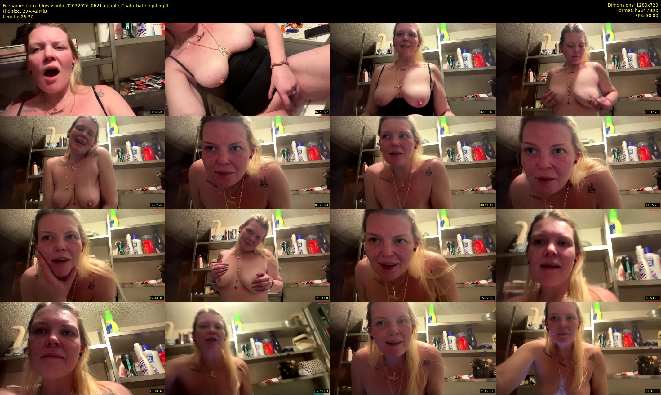 dickeddownsouth — 24 minute Chaturbate couple cam show recording, 720p, Mar 2, 2026