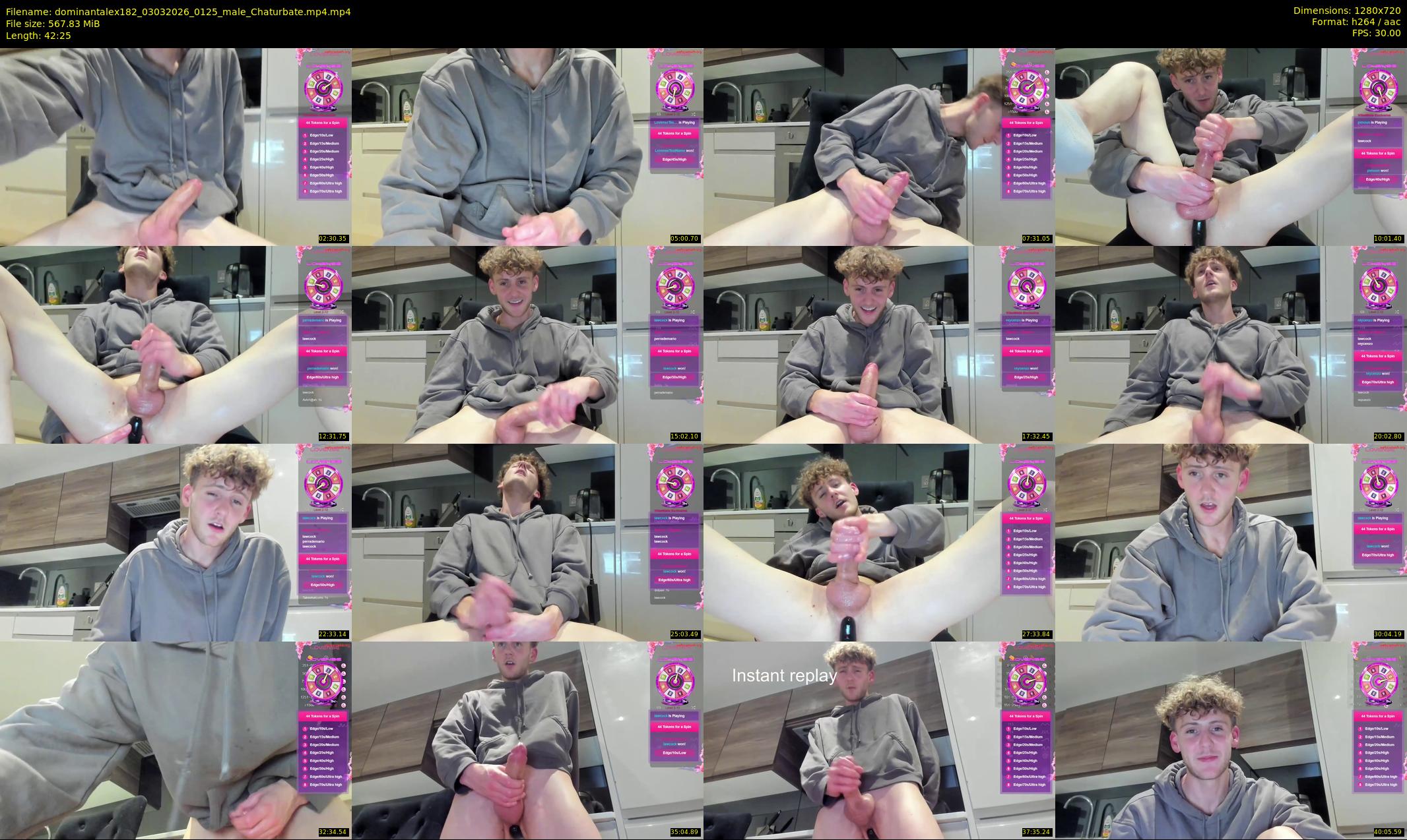 dominantalex182 — 43 minute Chaturbate male cam show recording, 720p, Mar 3, 2026