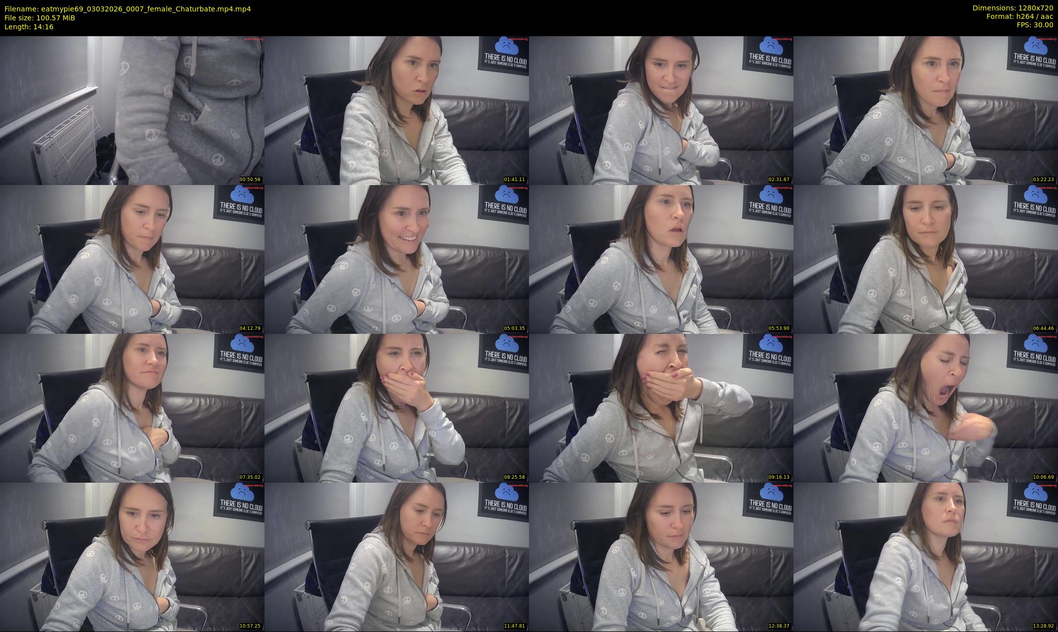 eatmypie69 — 15 minute Chaturbate female cam show recording, 720p, Mar 3, 2026