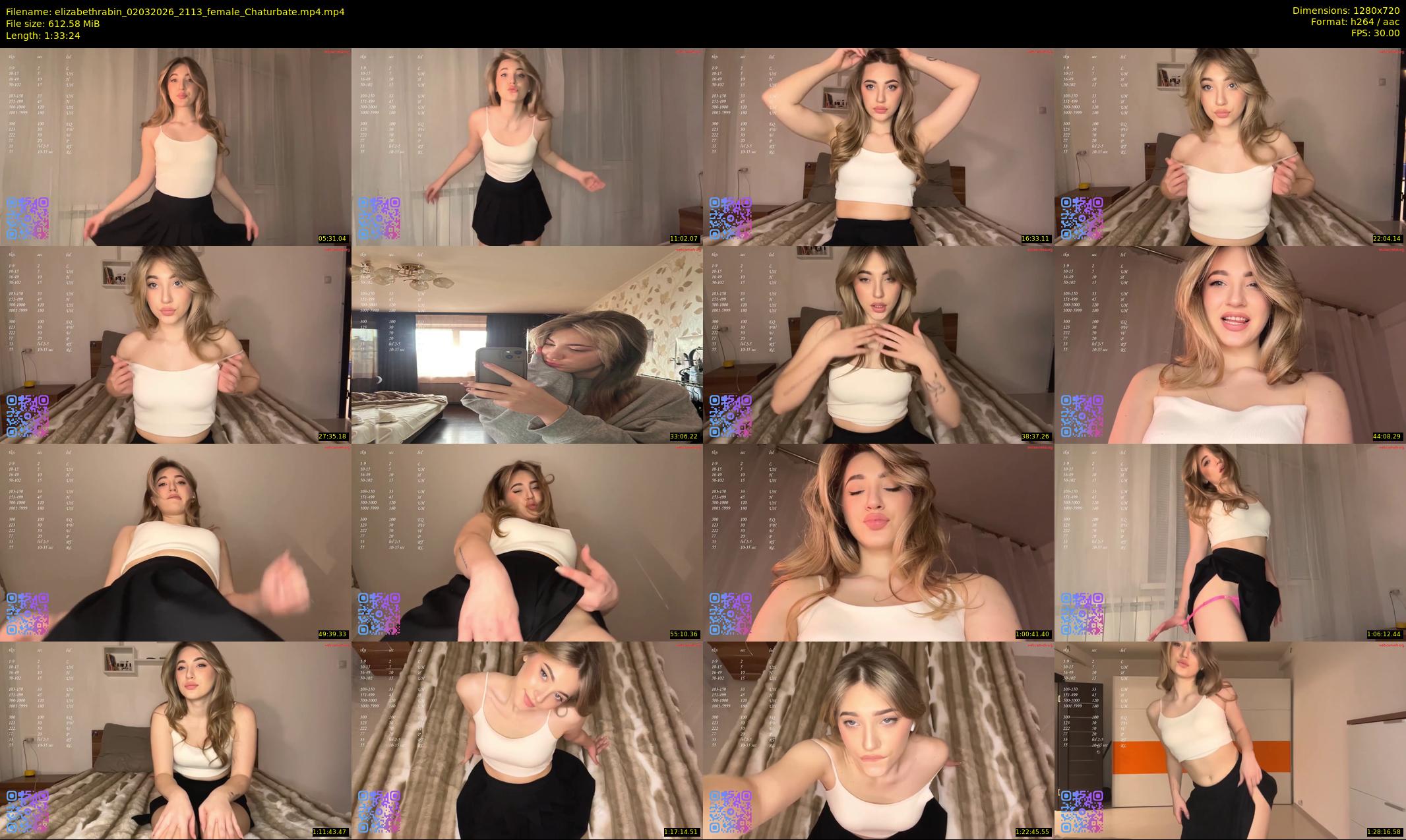 elizabethrabin — 94 minute Chaturbate female cam show recording, 720p, Mar 2, 2026