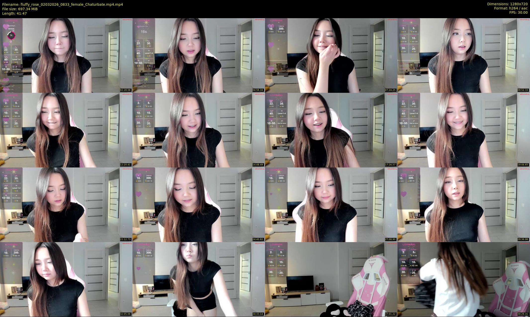 fluffy_rose — 42 minute Chaturbate female cam show recording, 720p, Mar 2, 2026