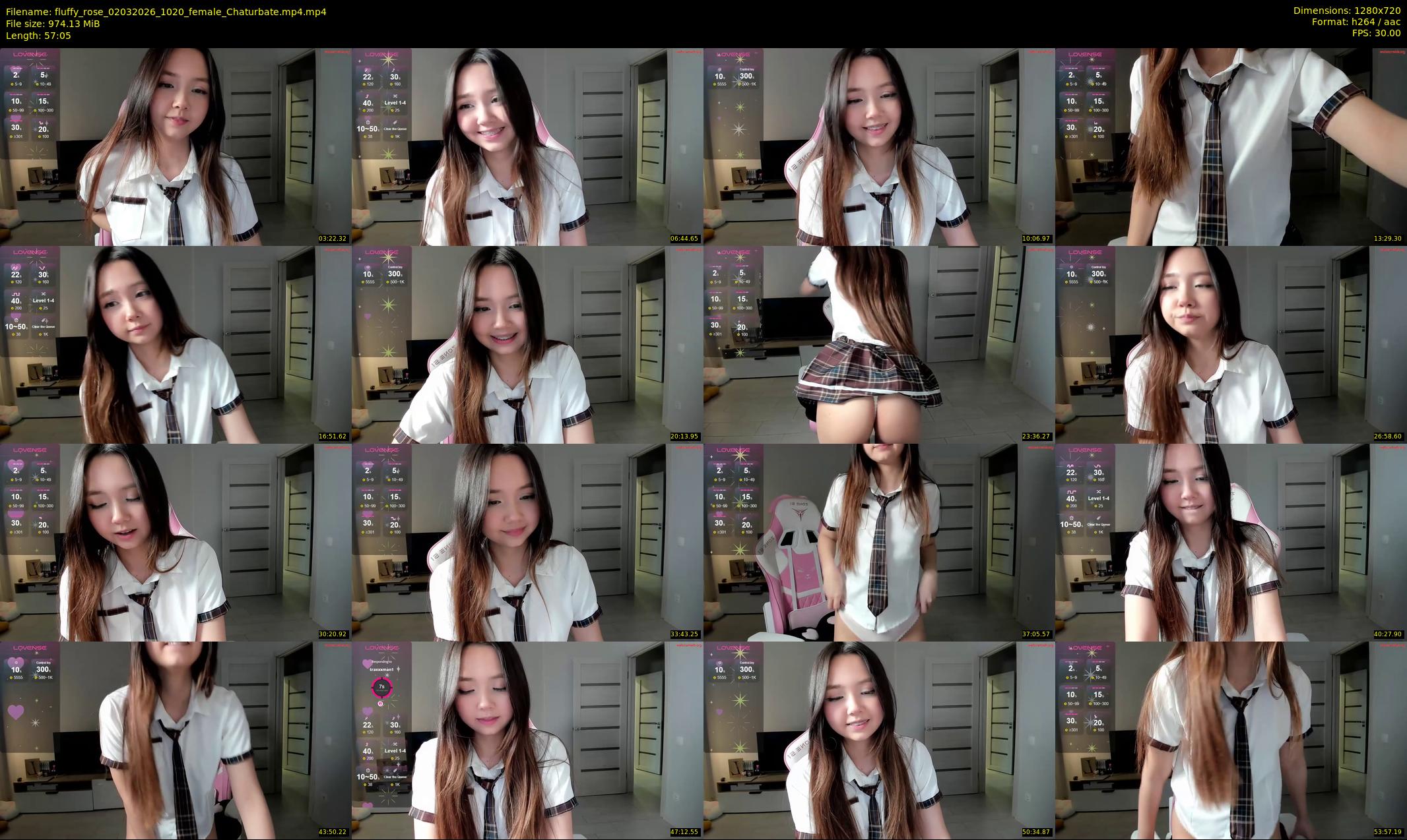 fluffy_rose — 58 minute Chaturbate female cam show recording, 720p, Mar 2, 2026