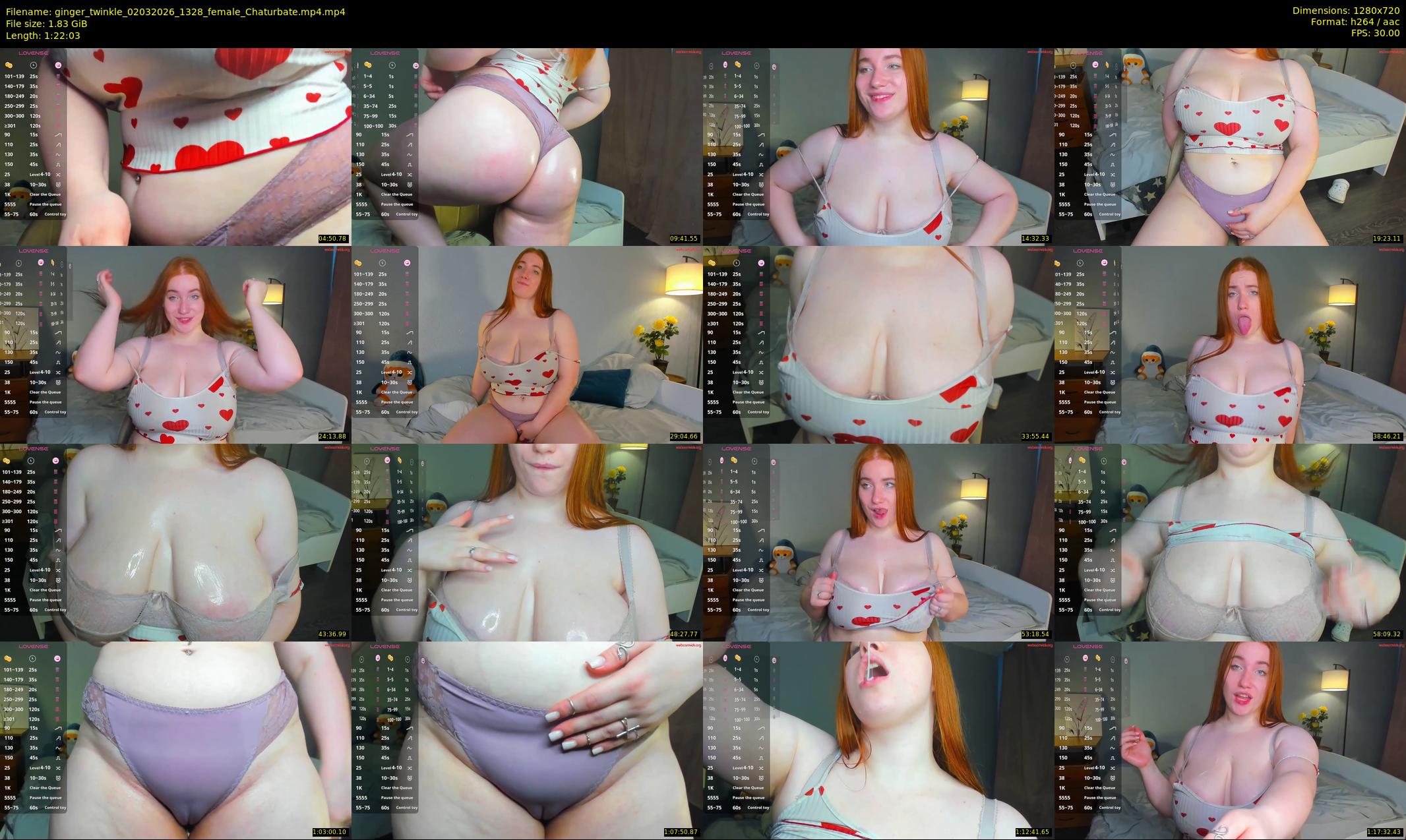 ginger_twinkle — 83 minute Chaturbate female cam show recording, 720p, Mar 2, 2026