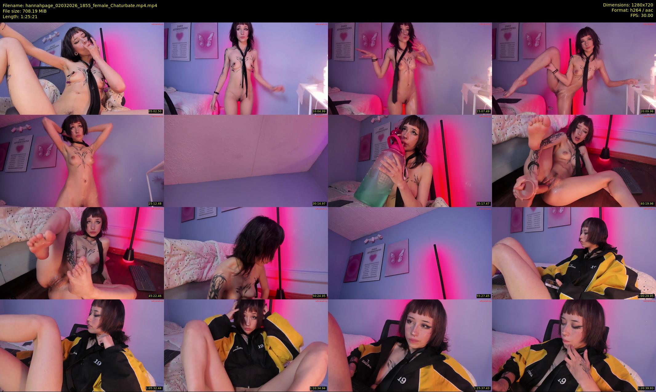 hannahpage — 86 minute Chaturbate female cam show recording, 720p, Mar 2, 2026