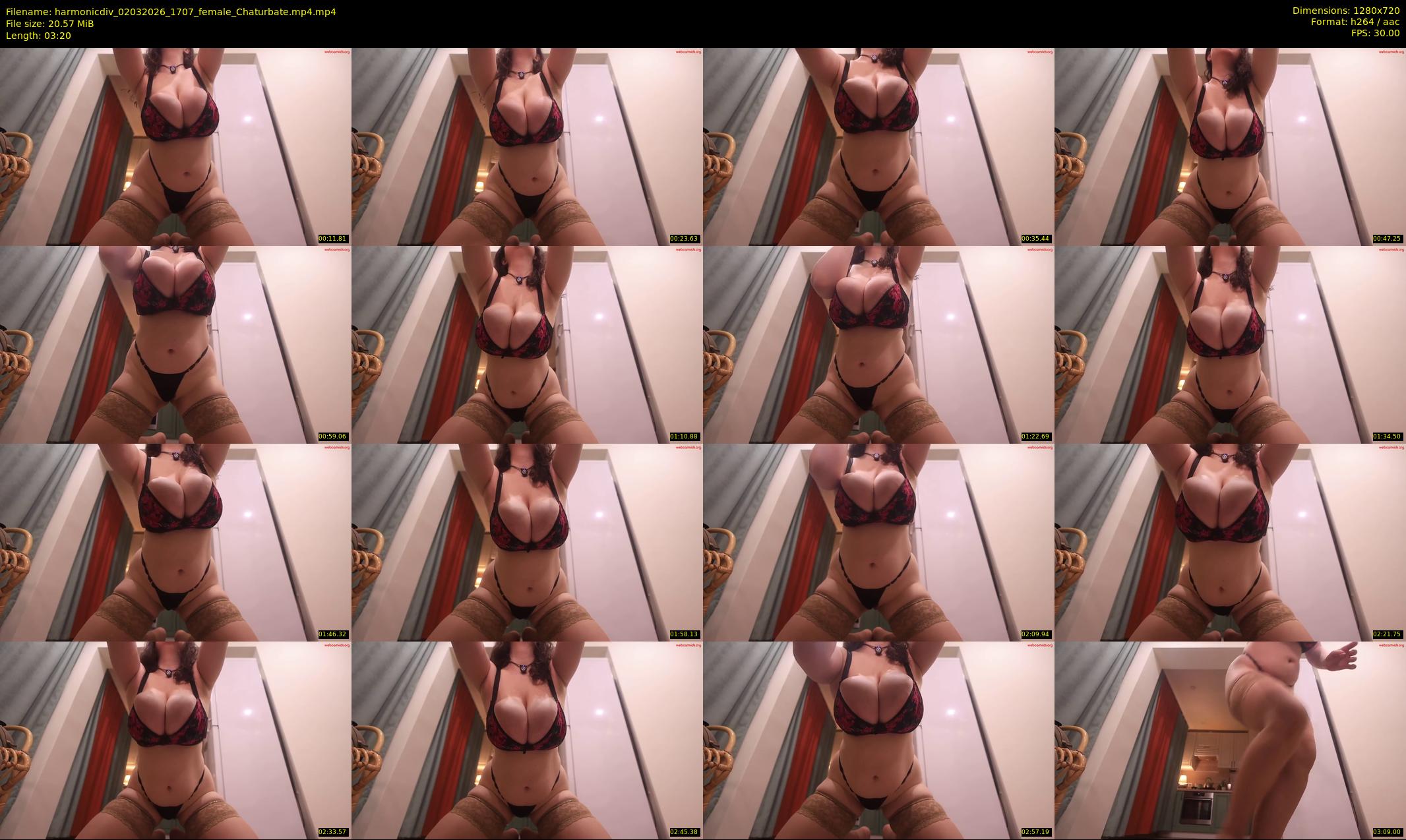 harmonicdiv — 4 minute Chaturbate female cam show recording, 720p, Mar 2, 2026