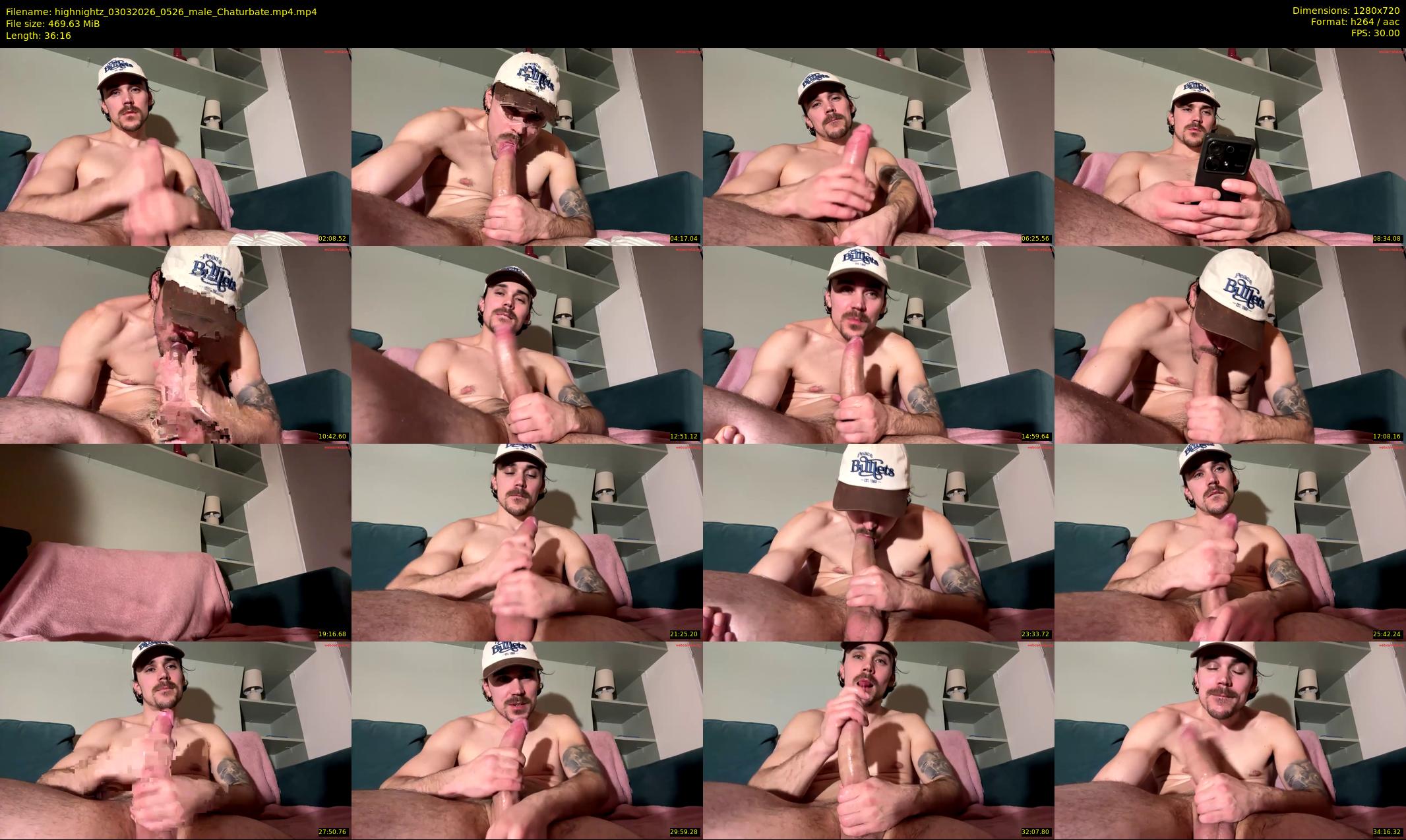 highnightz — 37 minute Chaturbate male cam show recording, 720p, Mar 3, 2026