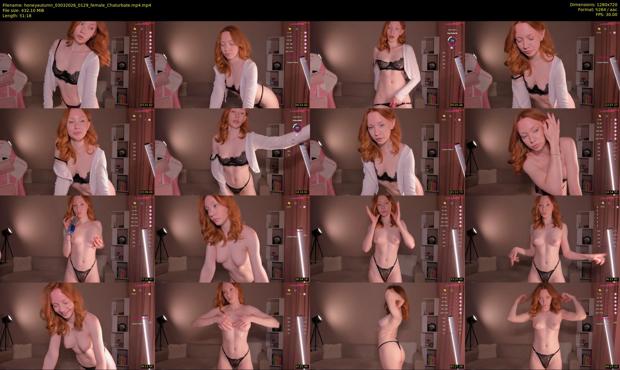 honeyautumn — 52 minute Chaturbate female cam show recording, 720p, Mar 3, 2026