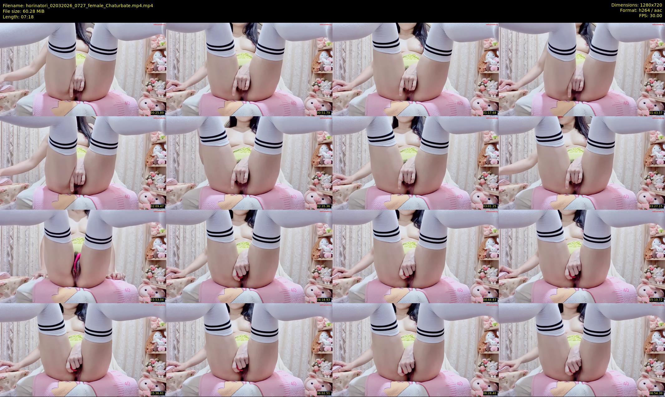 horinatori — 8 minute Chaturbate female cam show recording, 720p, Mar 2, 2026