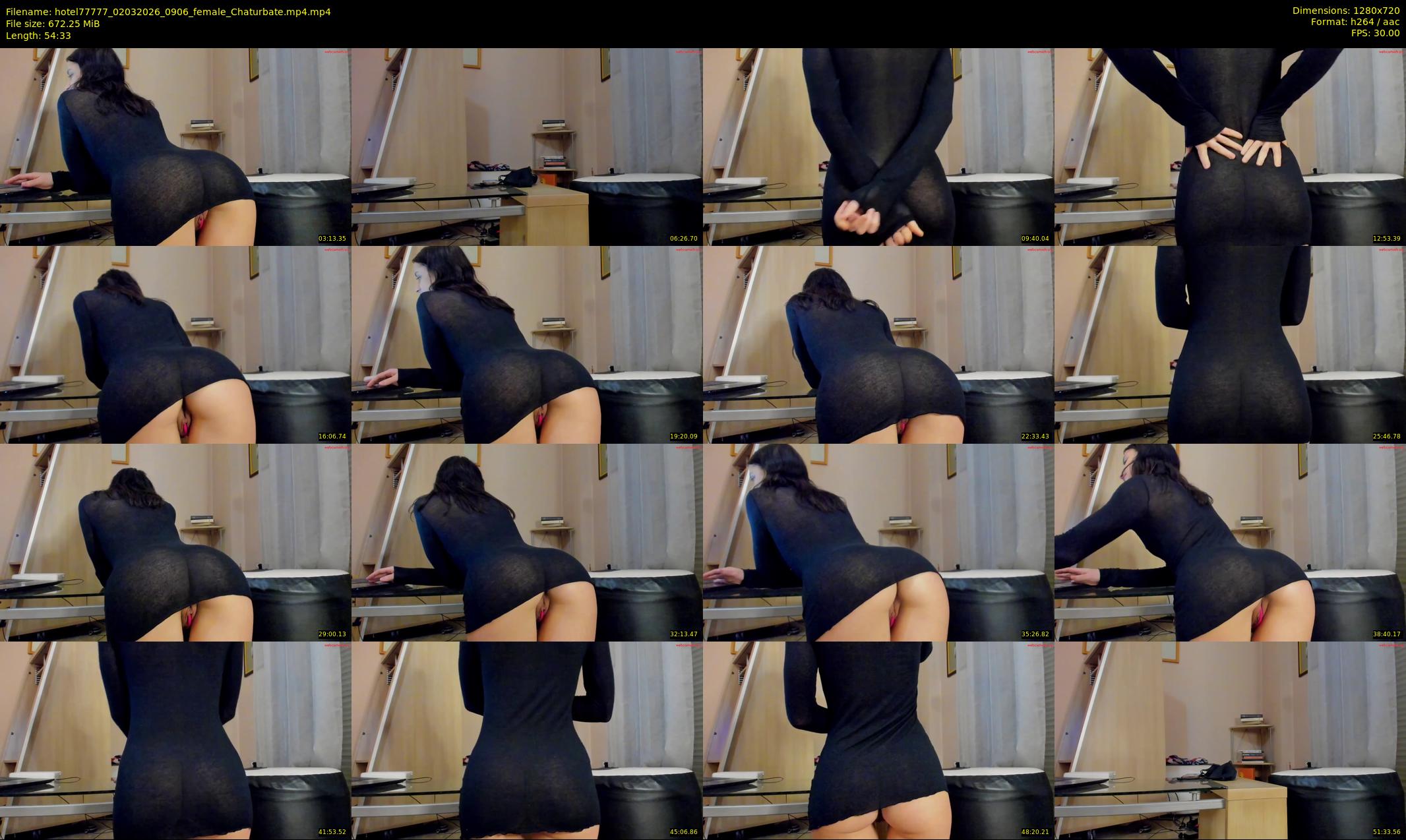 hotel77777 — 55 minute Chaturbate female cam show recording, 720p, Mar 2, 2026