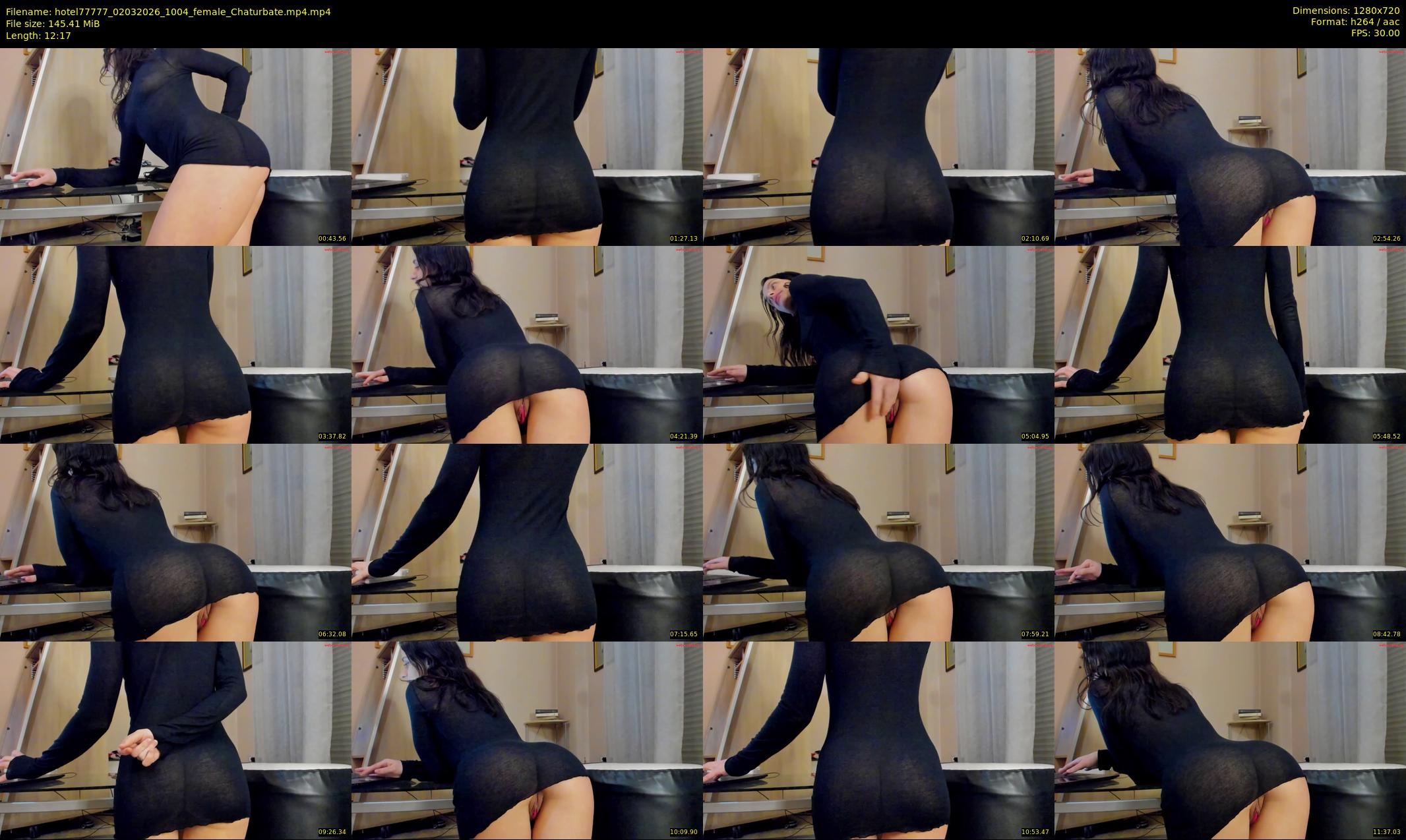 hotel77777 — 13 minute Chaturbate female cam show recording, 720p, Mar 2, 2026