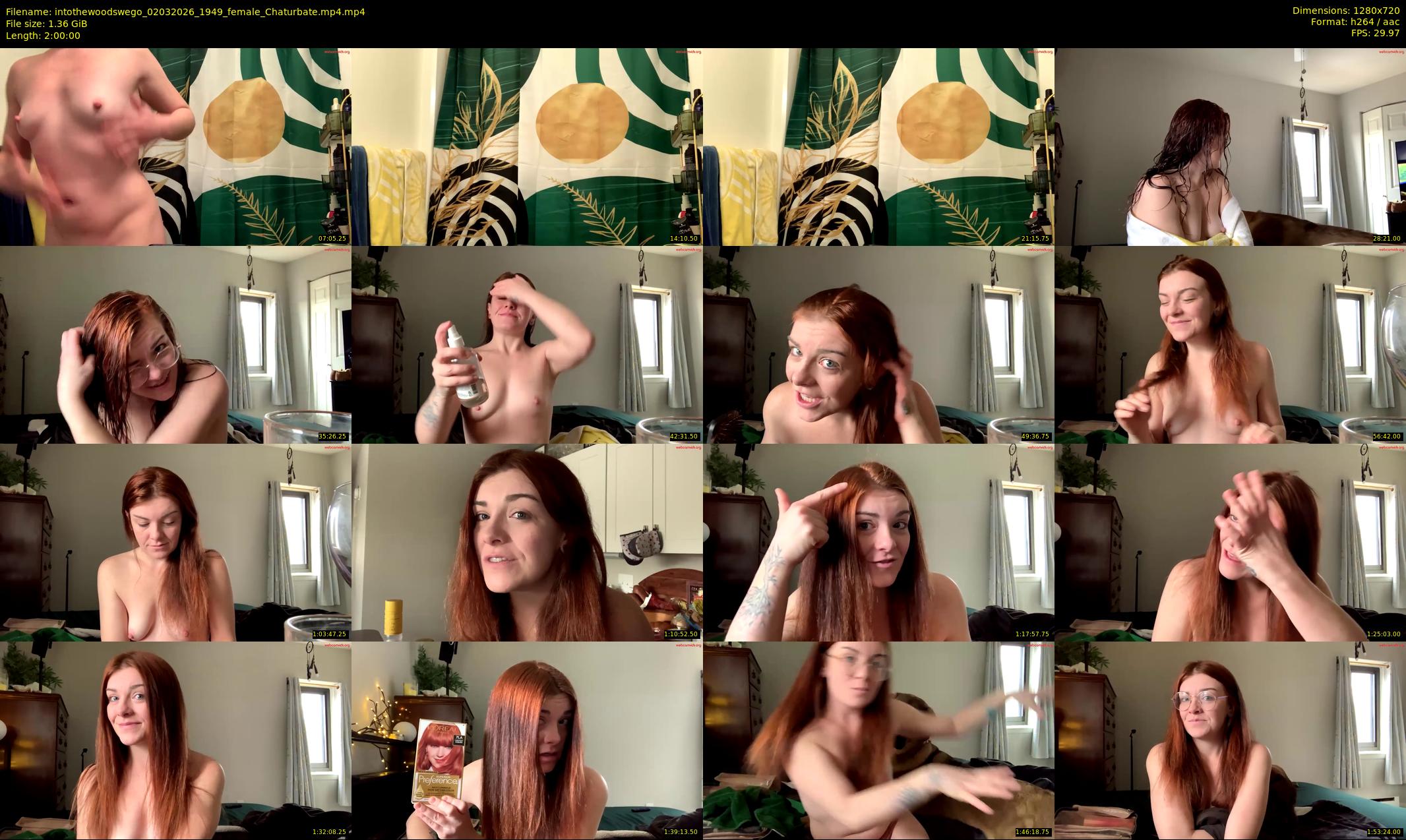 intothewoodswego — 120 minute Chaturbate female cam show recording, 720p, Mar 2, 2026