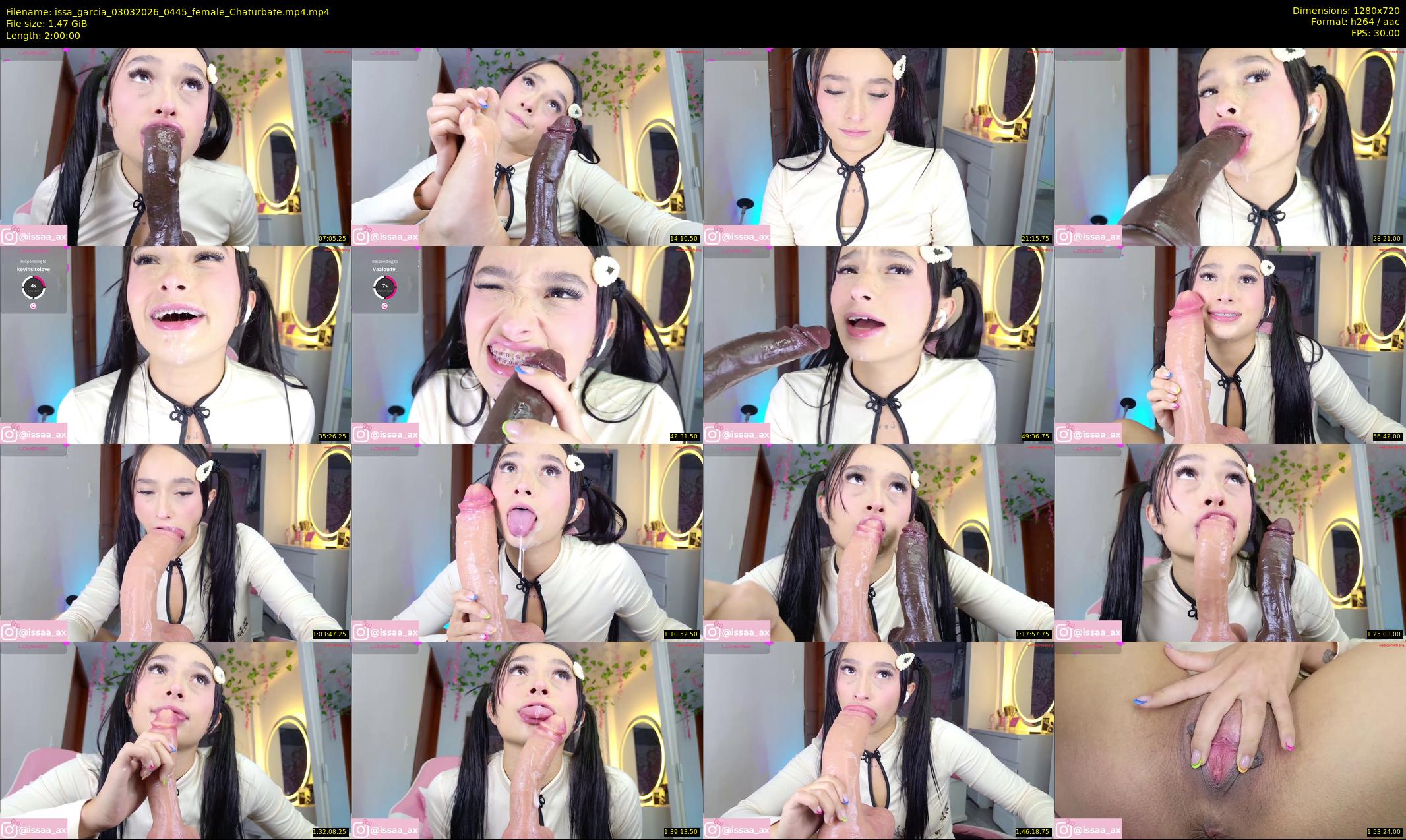 issa_garcia — 120 minute Chaturbate female cam show recording, 720p, Mar 3, 2026