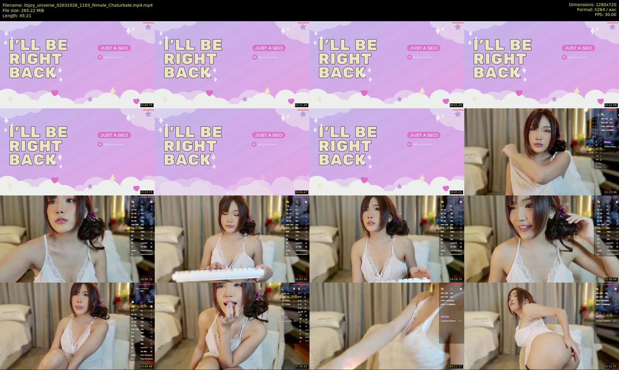 itsjoy_universe — 46 minute Chaturbate female cam show recording, 720p, Mar 2, 2026