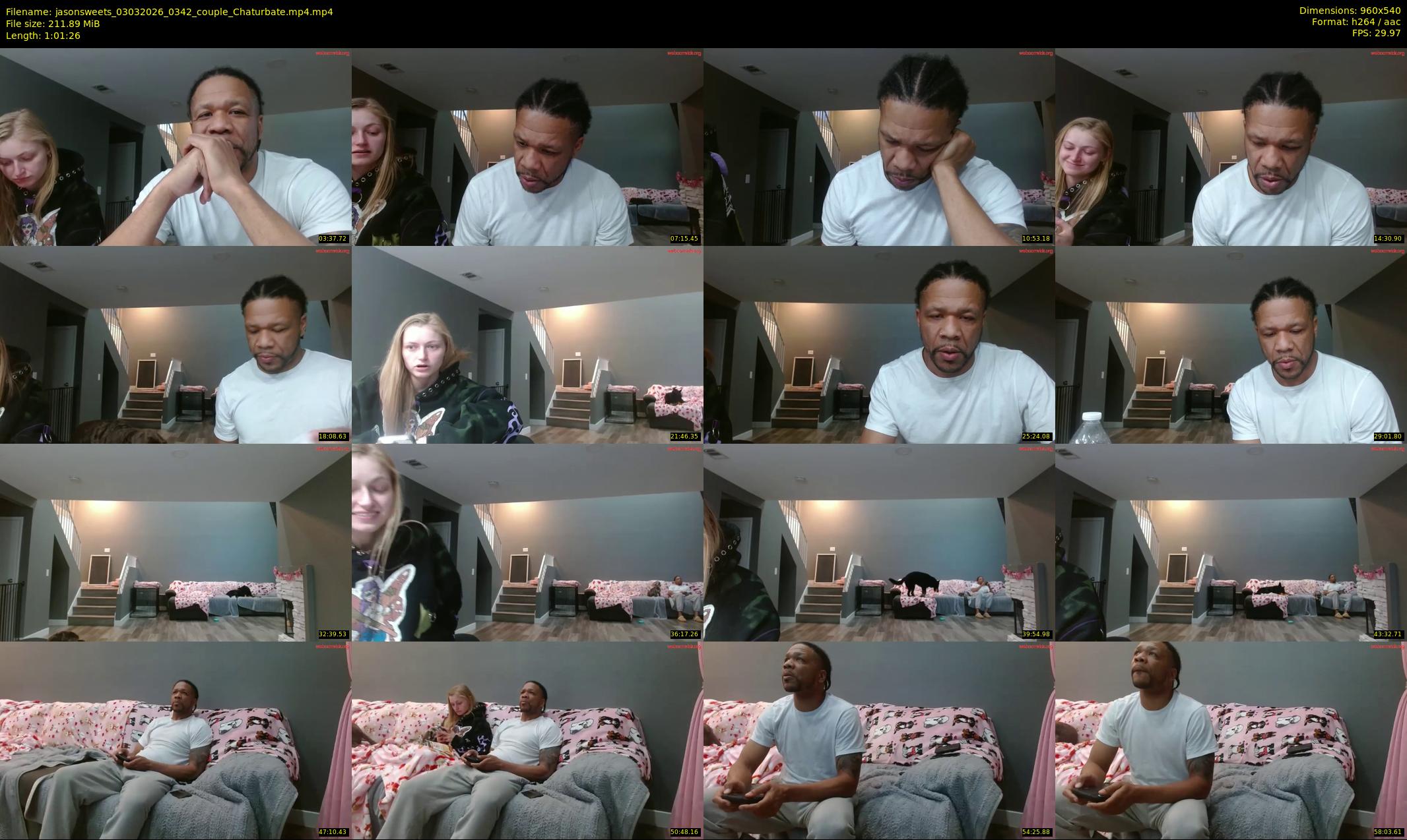 jasonsweets — 62 minute Chaturbate couple cam show recording, 480p, Mar 3, 2026