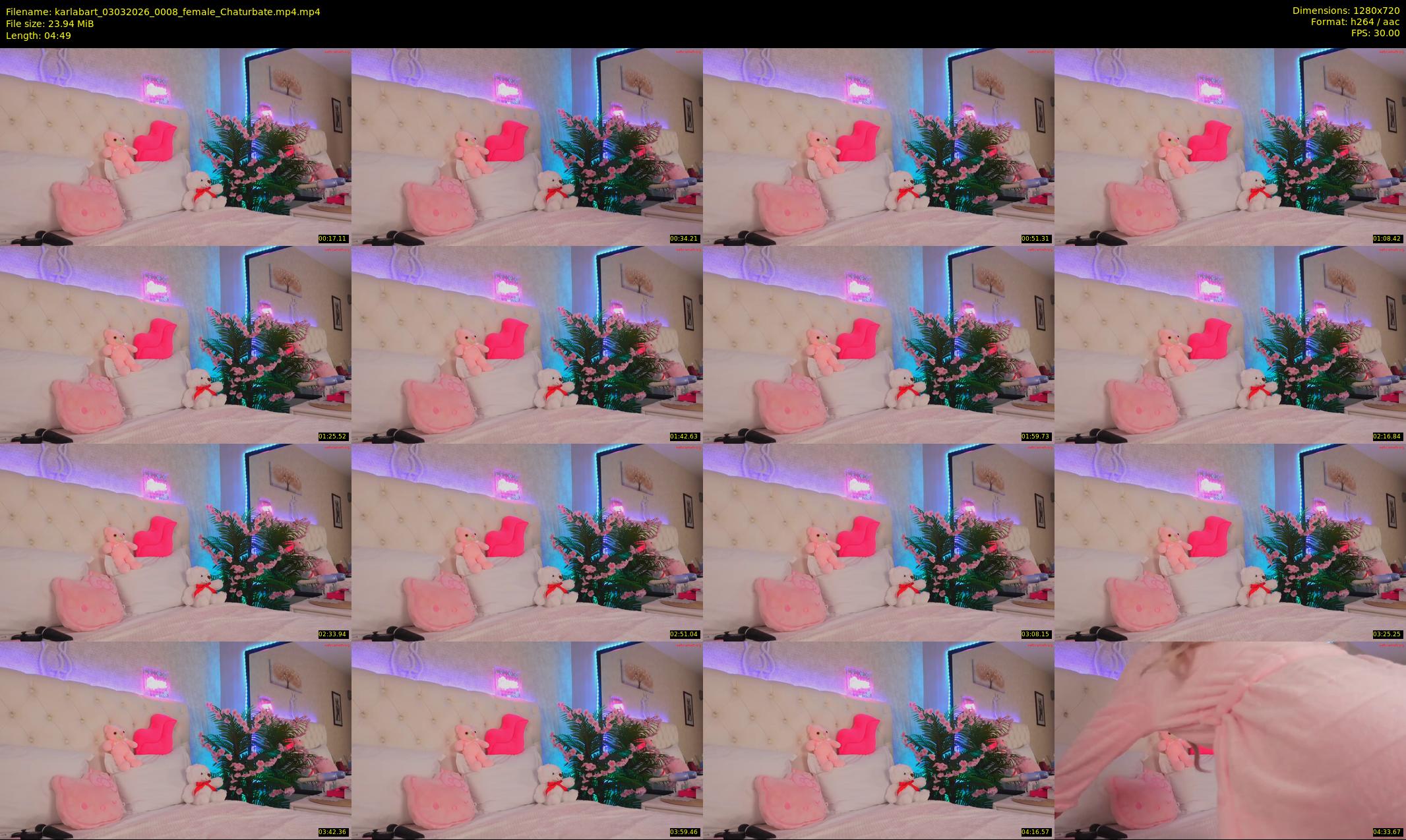 karlabart — 5 minute Chaturbate female cam show recording, 720p, Mar 3, 2026