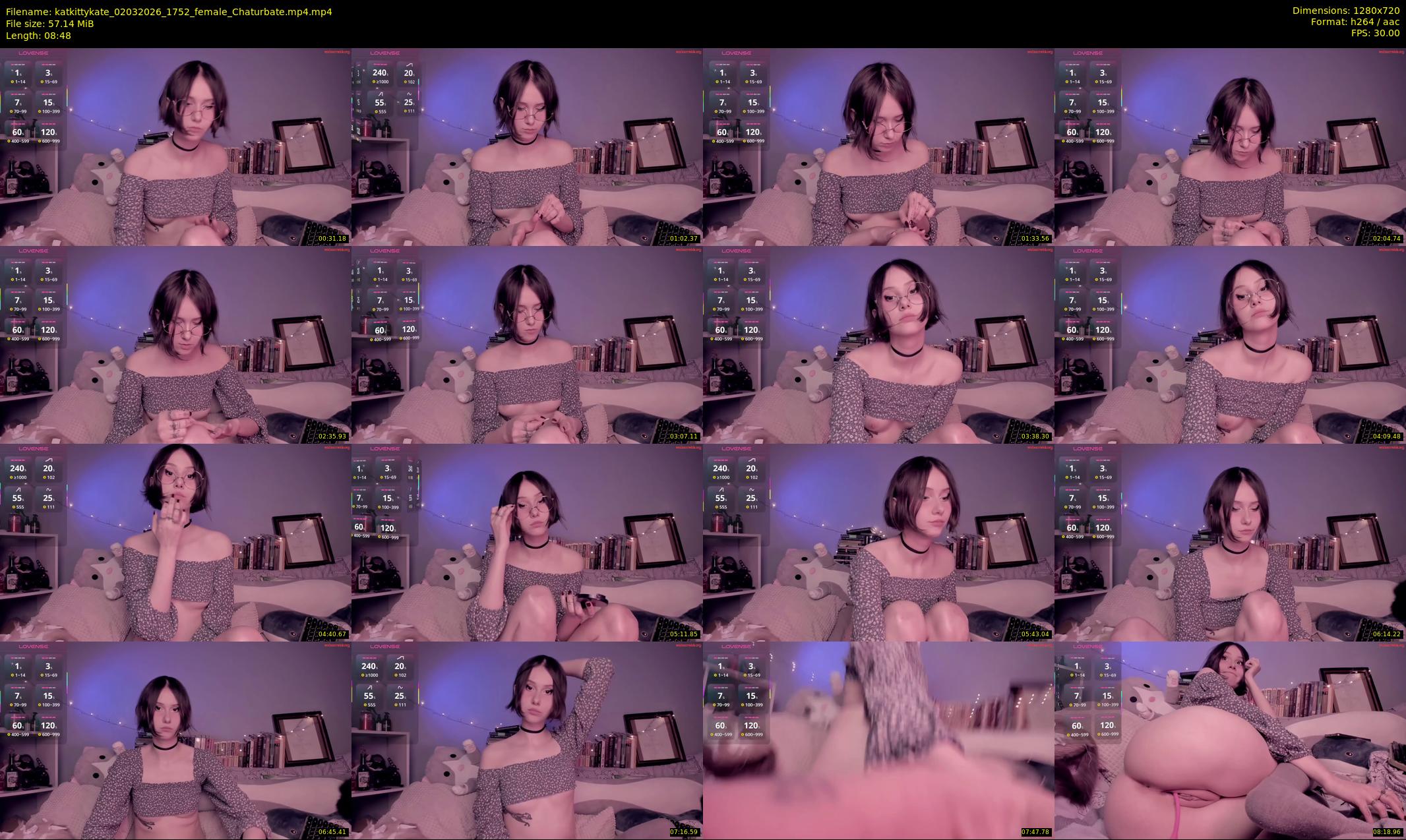 katkittykate — 9 minute Chaturbate female cam show recording, 720p, Mar 2, 2026