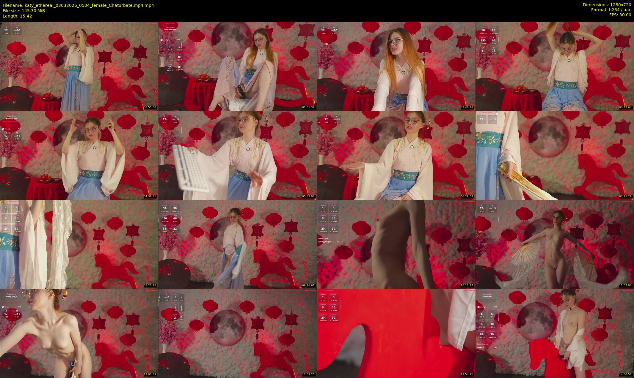 katy_ethereal — 16 minute Chaturbate female cam show recording, 720p, Mar 3, 2026