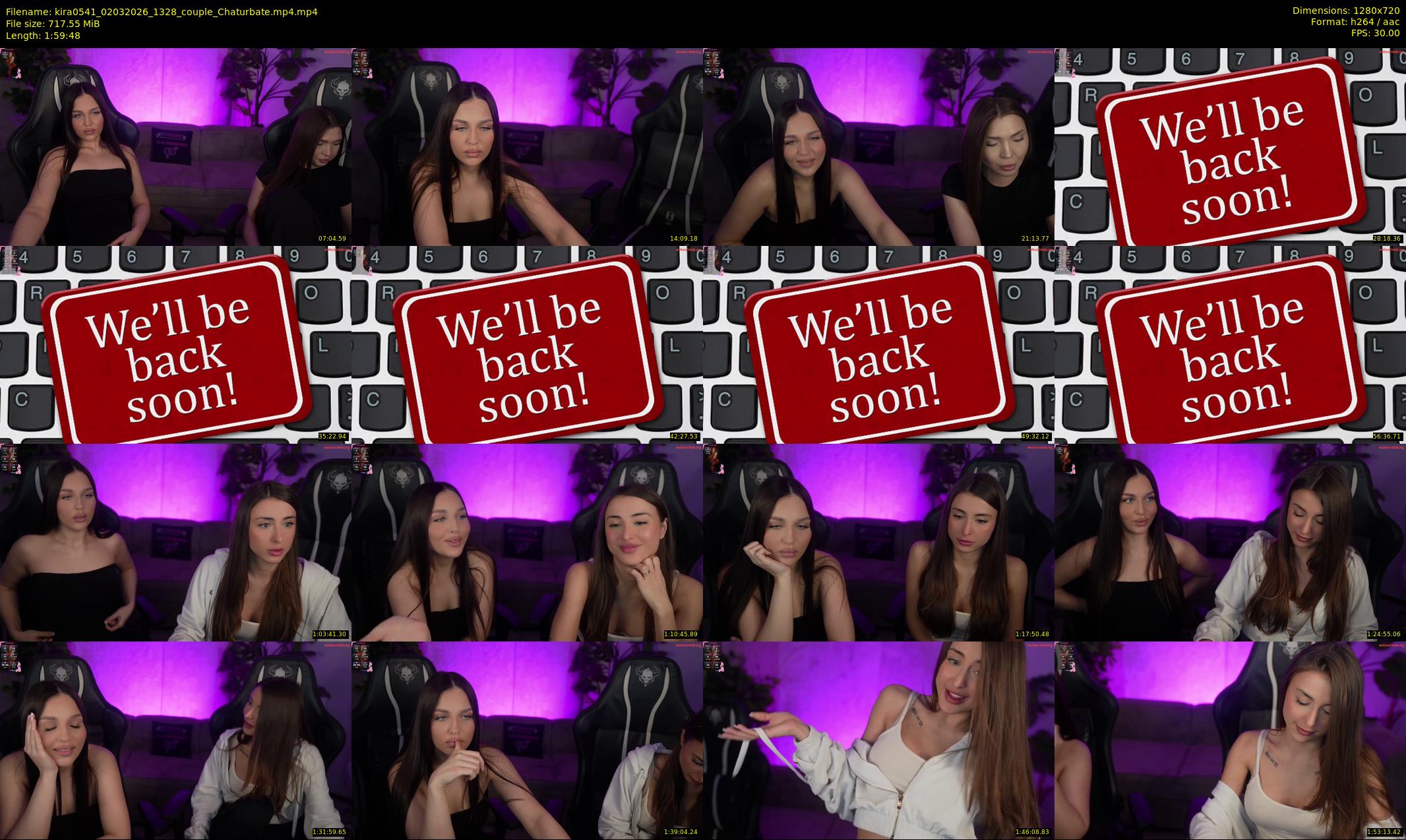 kira0541 — 120 minute Chaturbate couple cam show recording, 720p, Mar 2, 2026