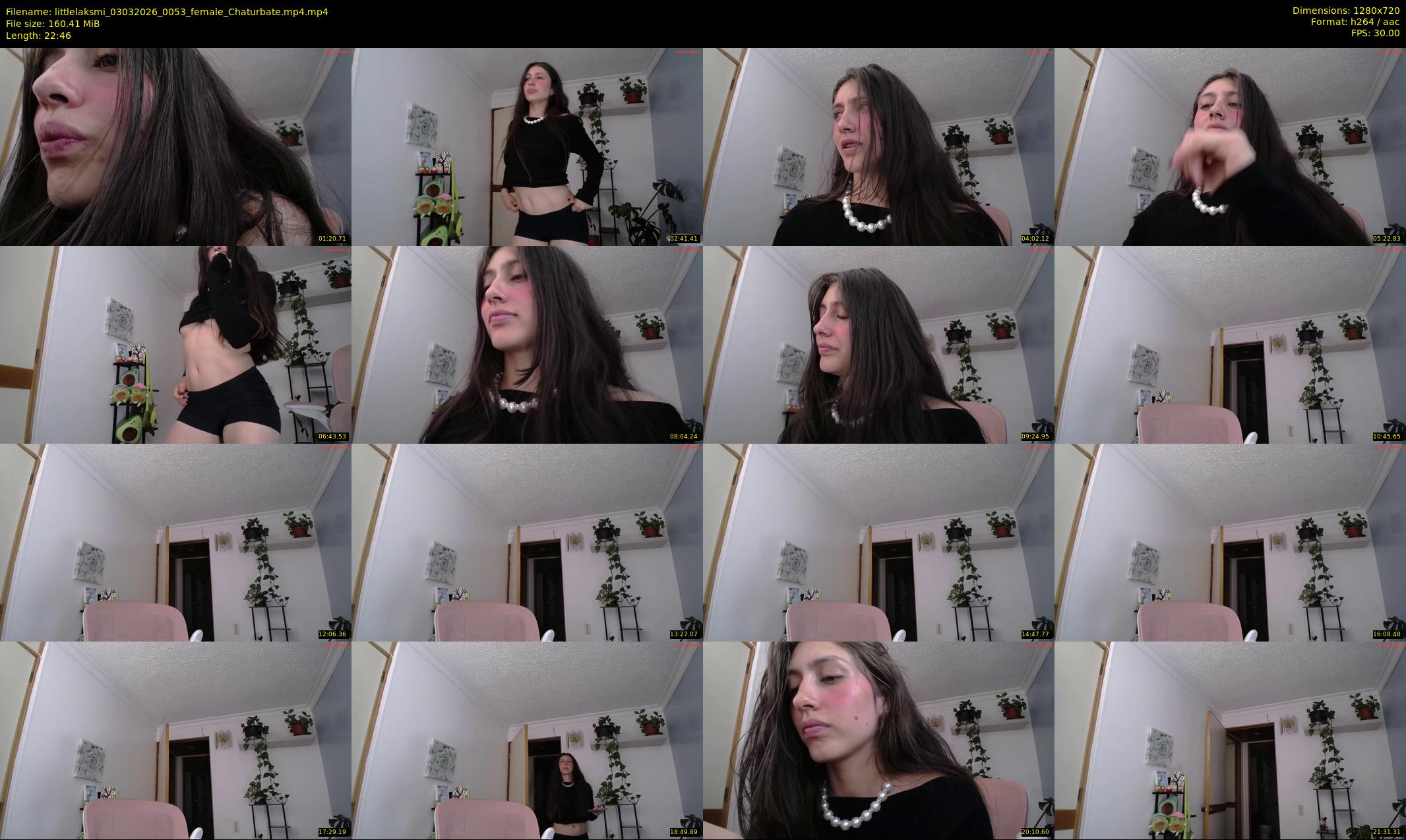 littlelaksmi — 23 minute Chaturbate female cam show recording, 720p, Mar 3, 2026