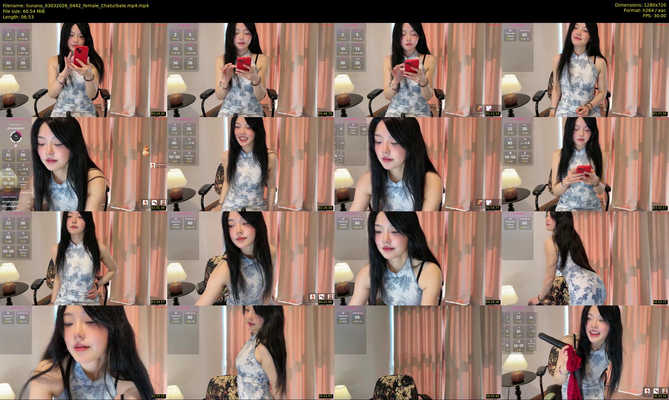 liunana — 7 minute Chaturbate female cam show recording, 720p, Mar 3, 2026