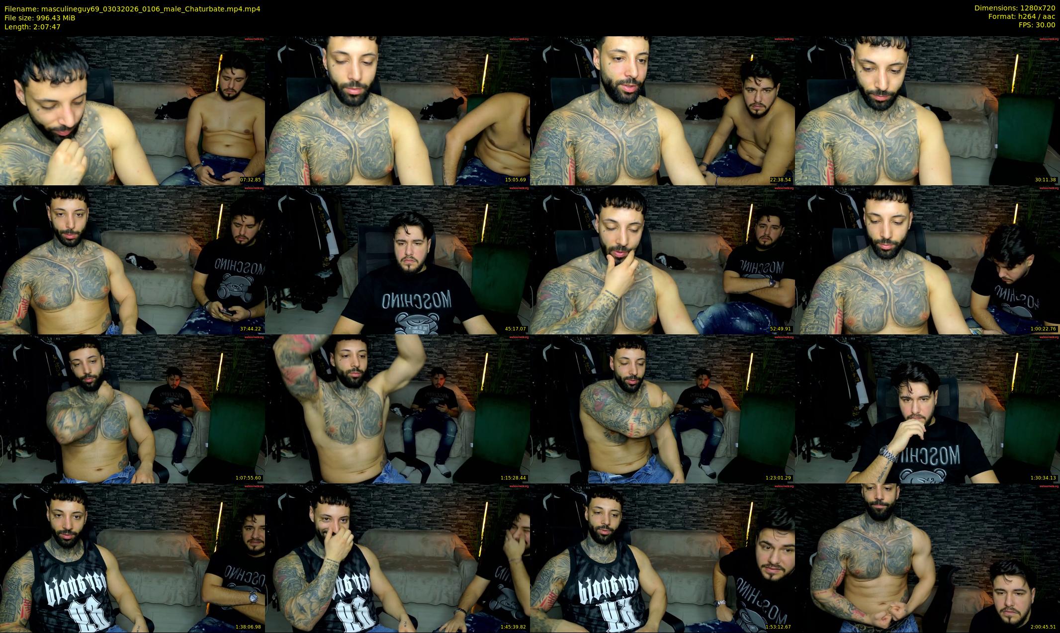 masculineguy69 — 128 minute Chaturbate male cam show recording, 720p, Mar 3, 2026