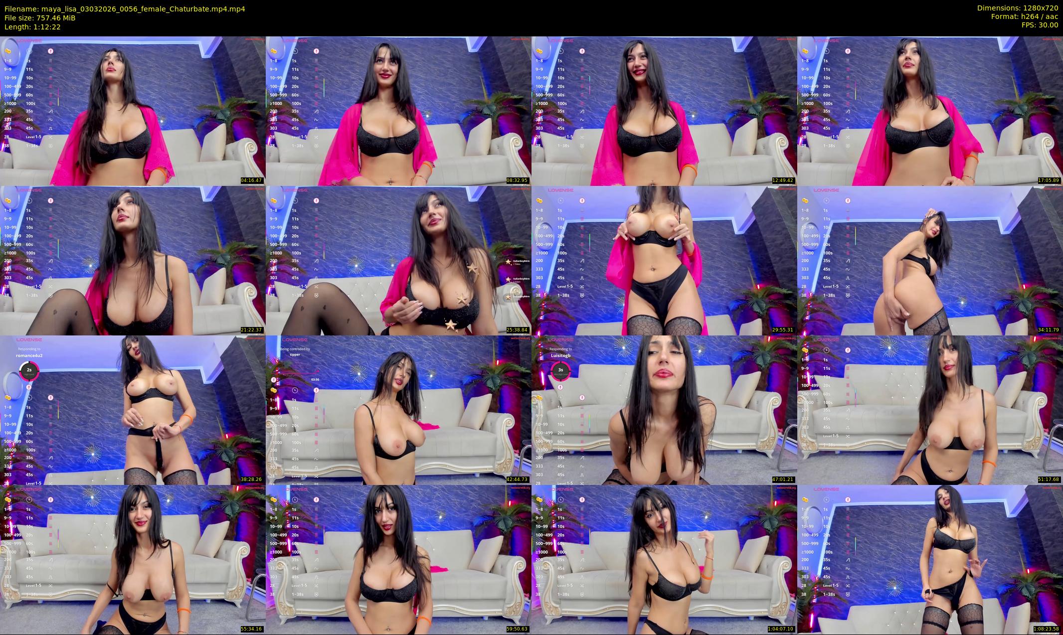 maya_lisa — 73 minute Chaturbate female cam show recording, 720p, Mar 3, 2026