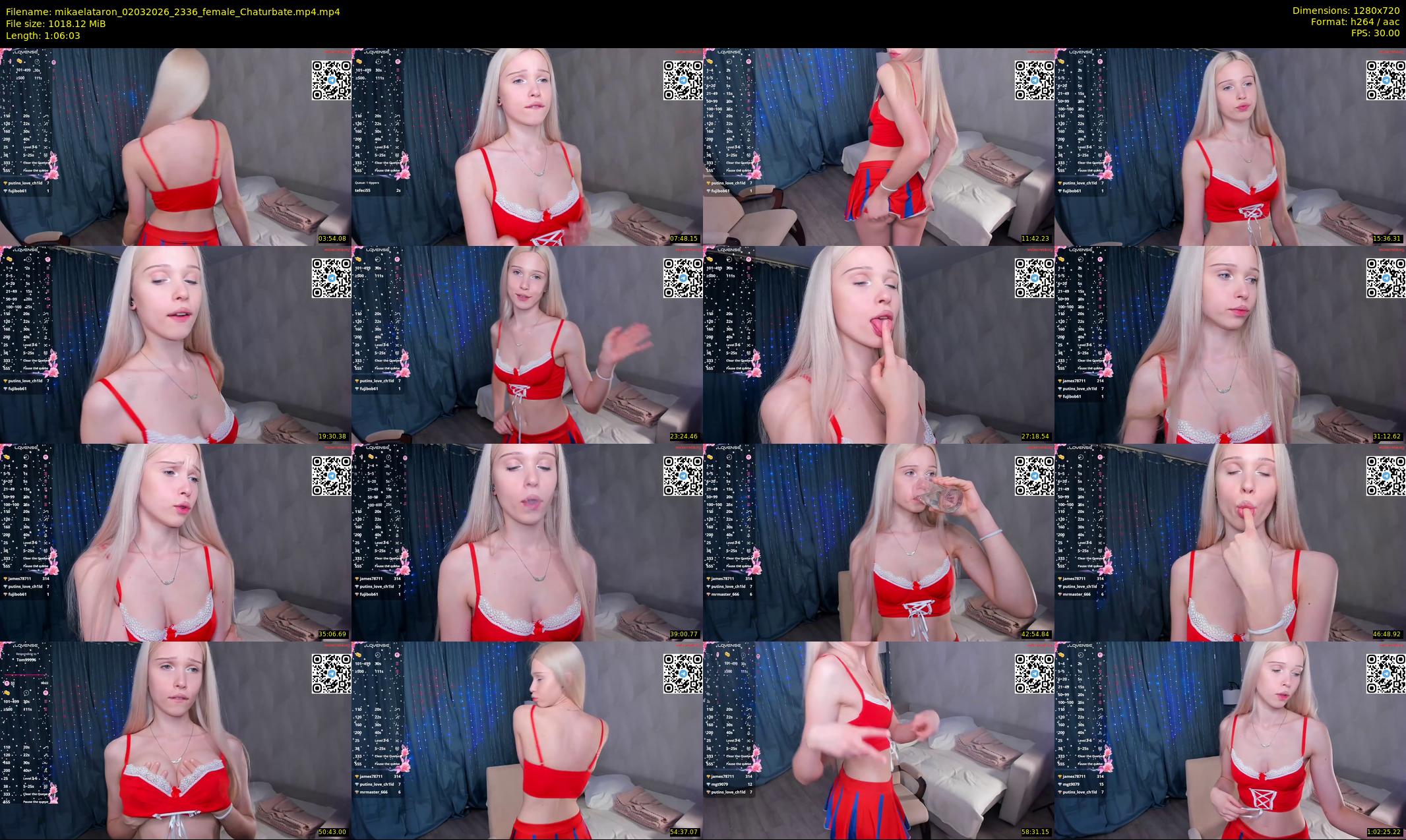 mikaelataron — 67 minute Chaturbate female cam show recording, 720p, Mar 2, 2026