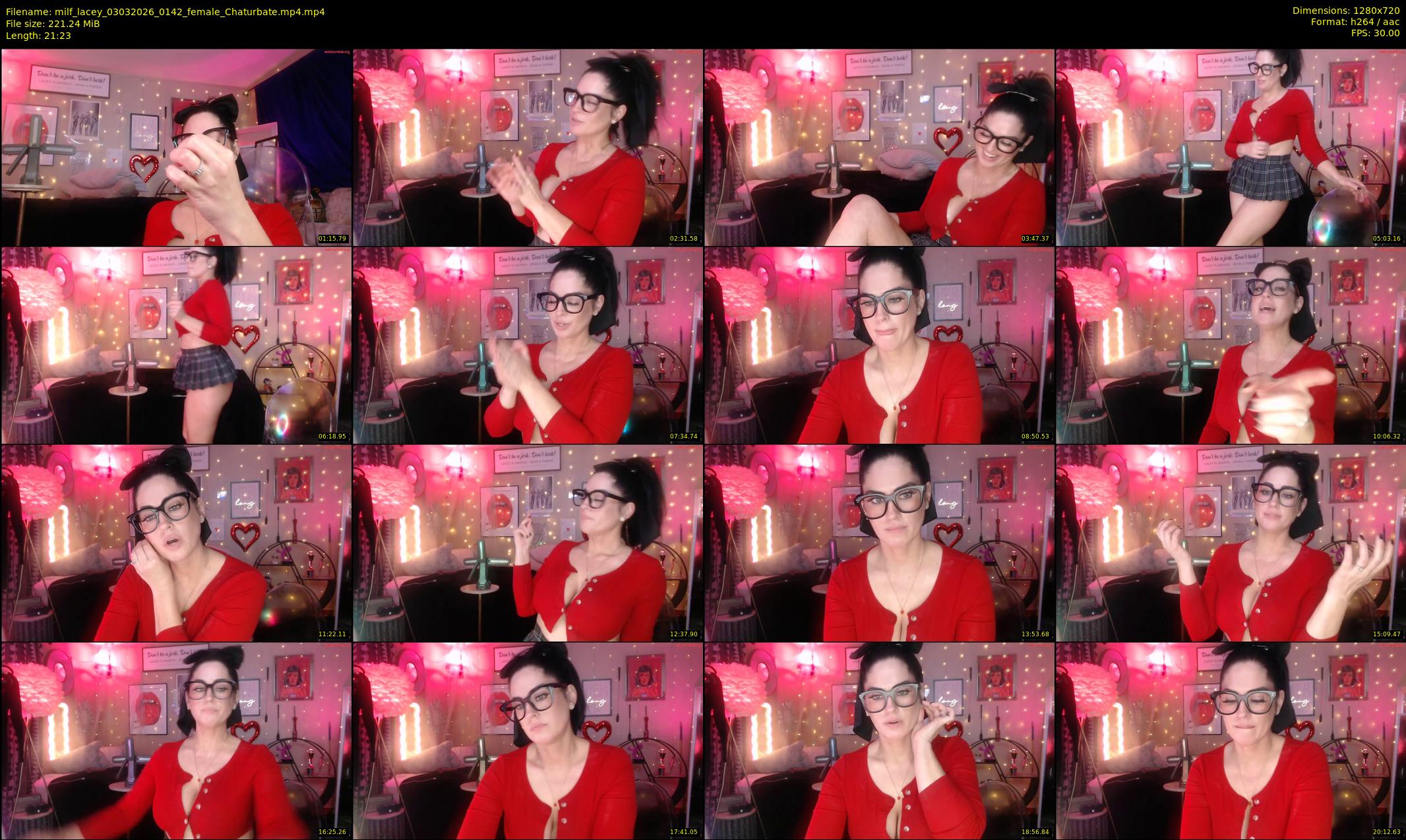 milf_lacey — 22 minute Chaturbate female cam show recording, 720p, Mar 3, 2026