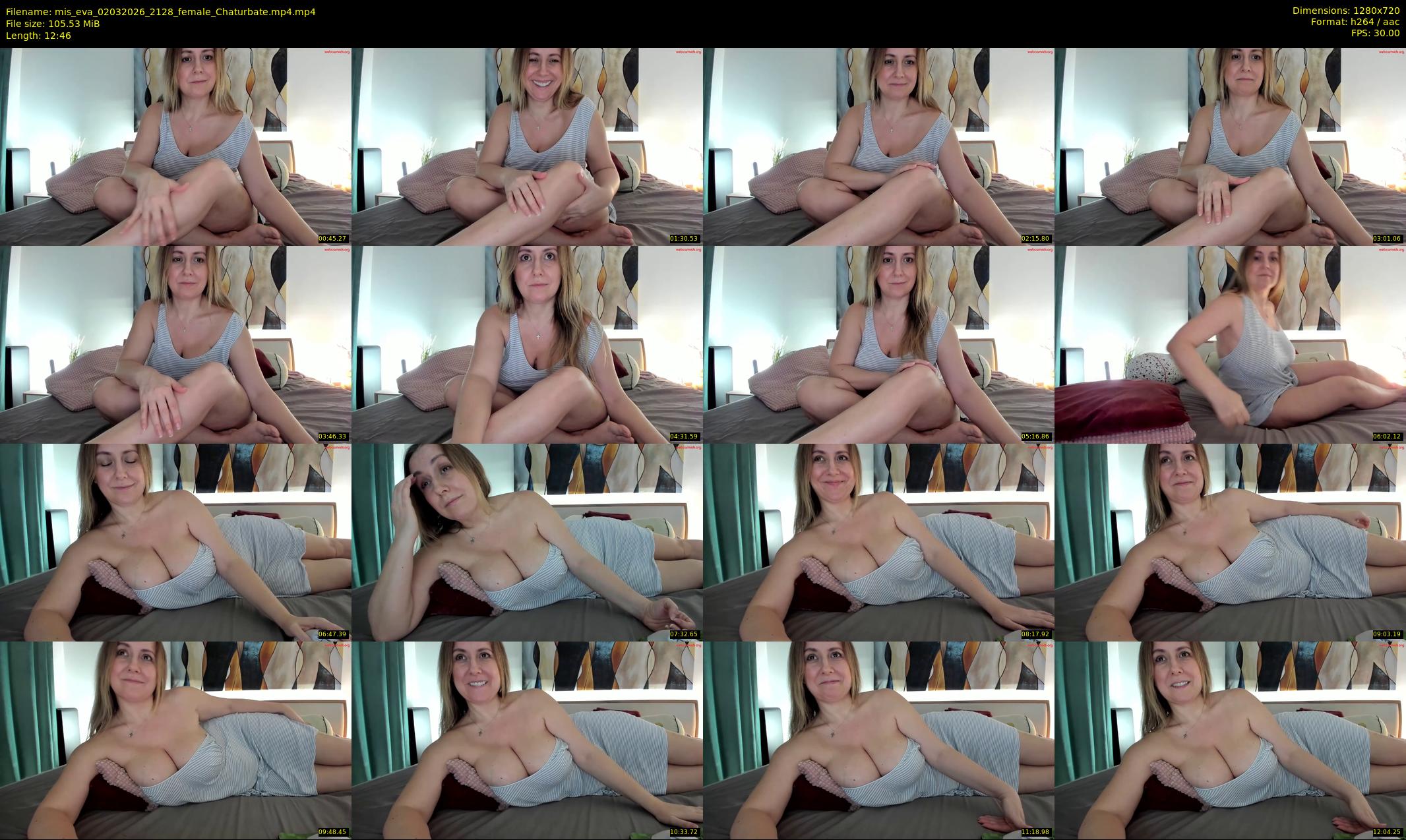 mis_eva — 13 minute Chaturbate female cam show recording, 720p, Mar 2, 2026