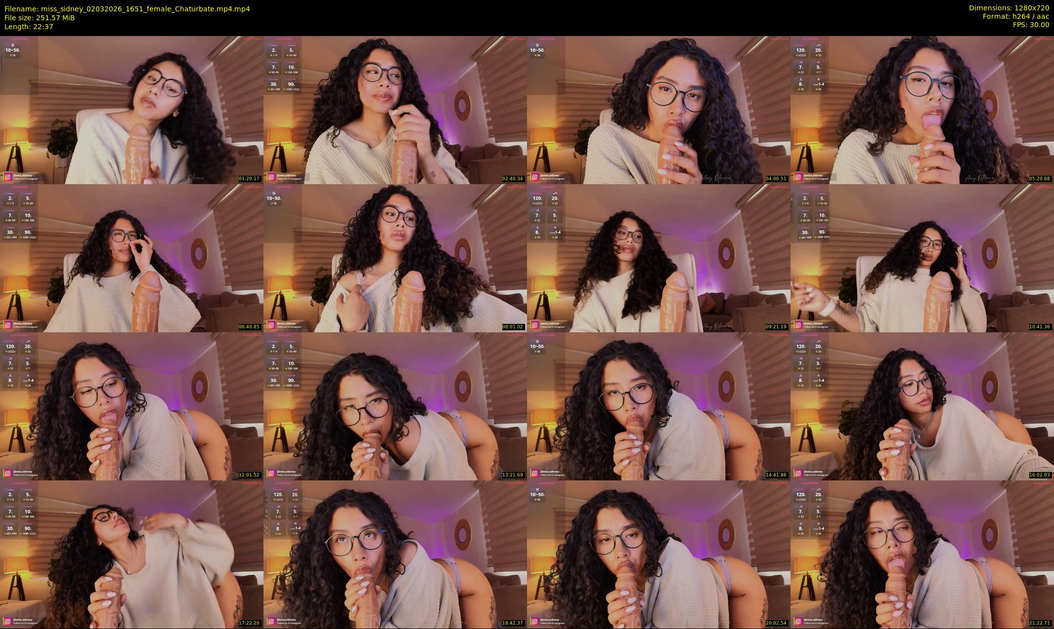 miss_sidney — 23 minute Chaturbate female cam show recording, 720p, Mar 2, 2026