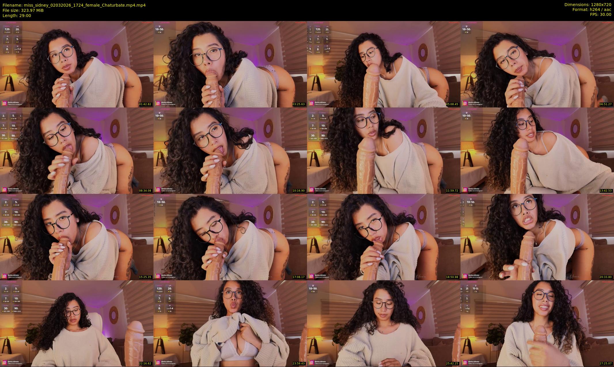 miss_sidney — 29 minute Chaturbate female cam show recording, 720p, Mar 2, 2026