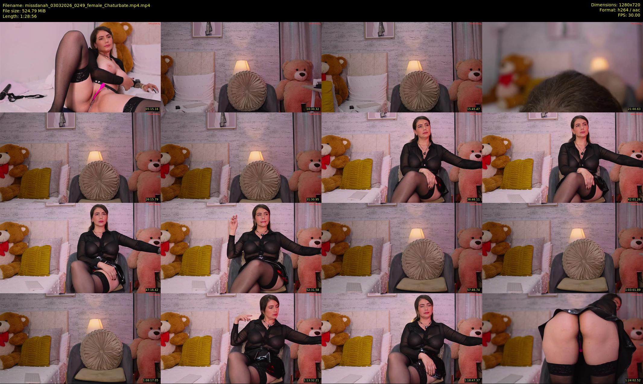 missdanah — 89 minute Chaturbate female cam show recording, 720p, Mar 3, 2026